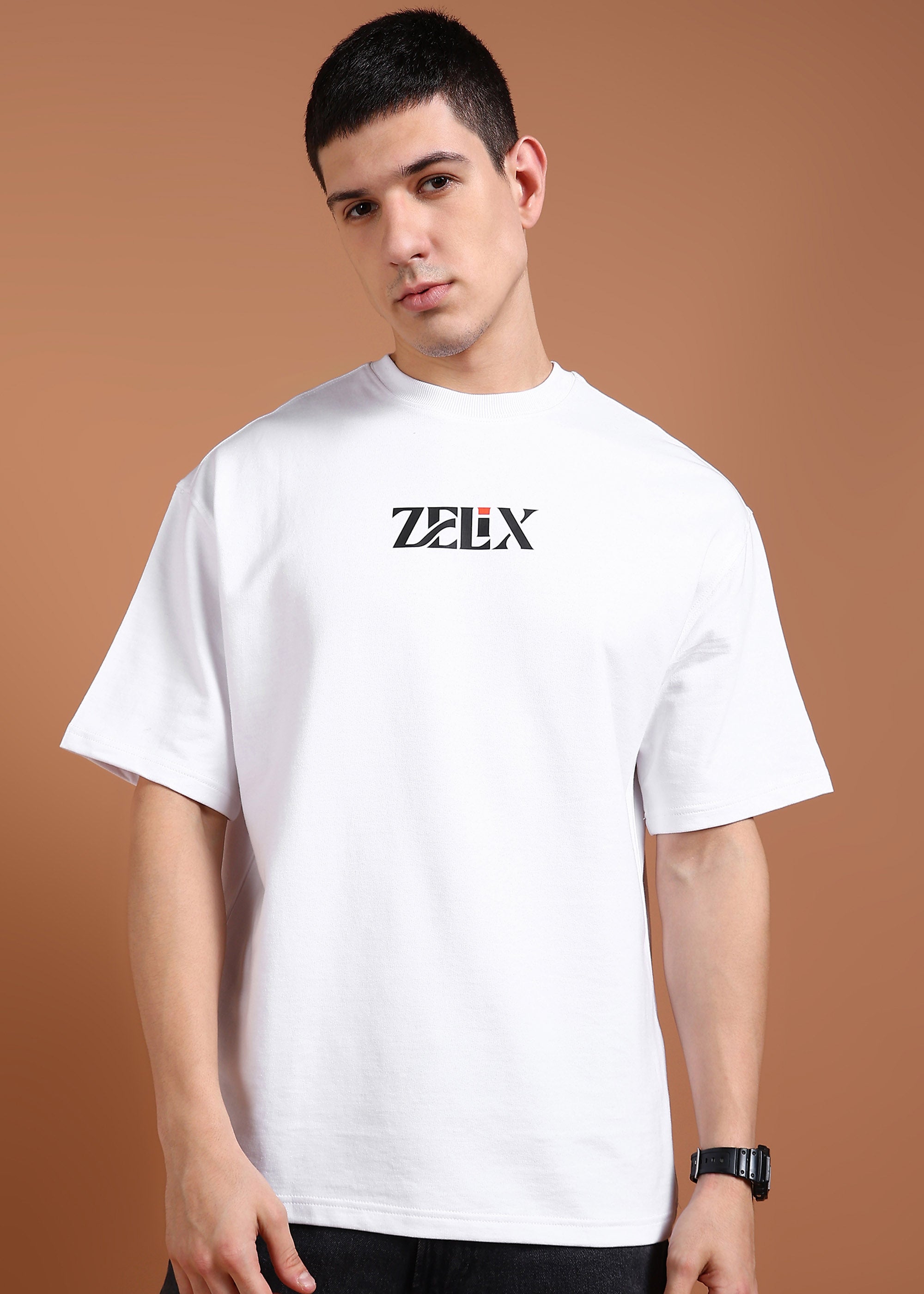 Alpha Bear streetwear tee in white cotton