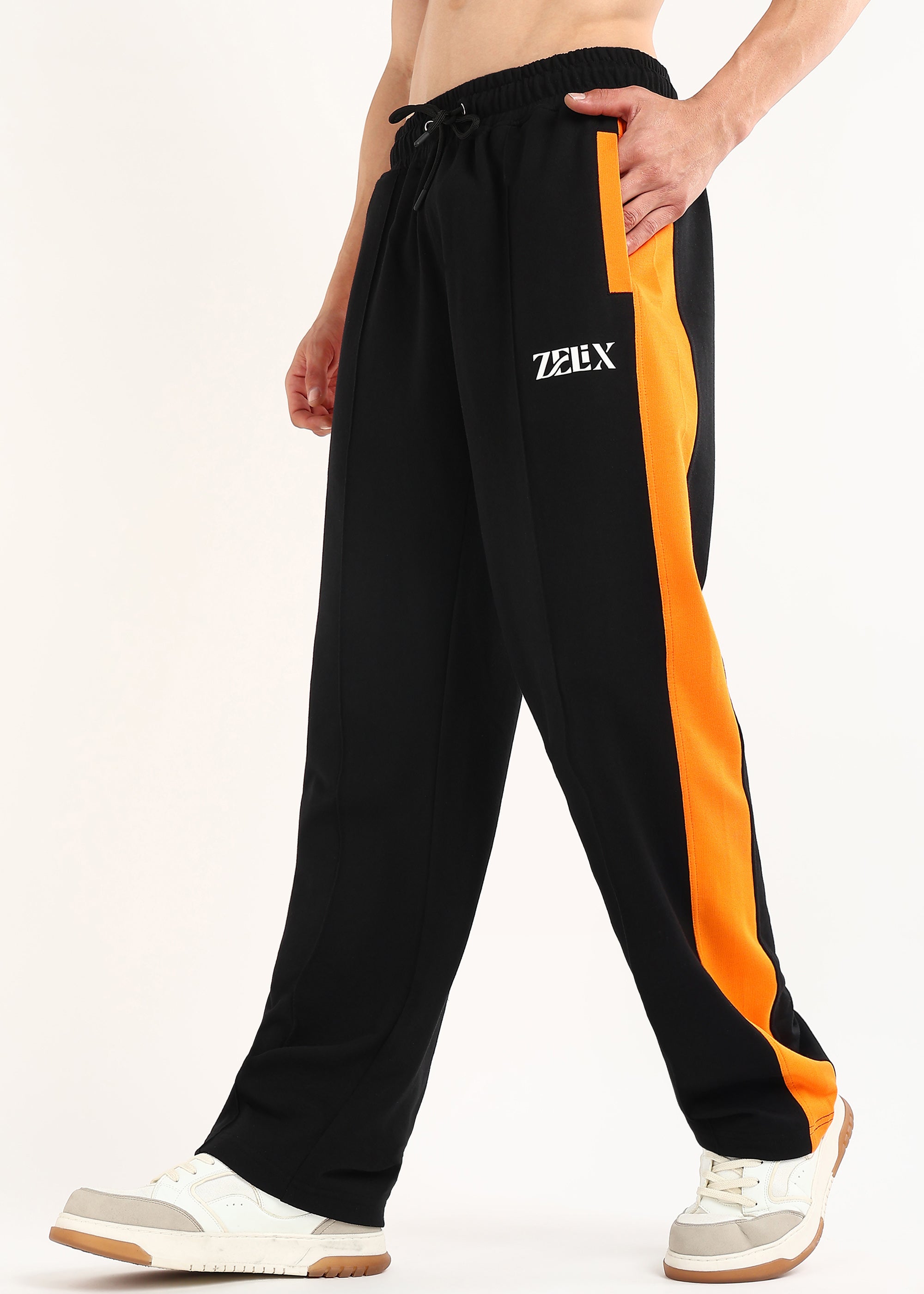 PHANTOM JOGGERS (BLACK-ORANGE)