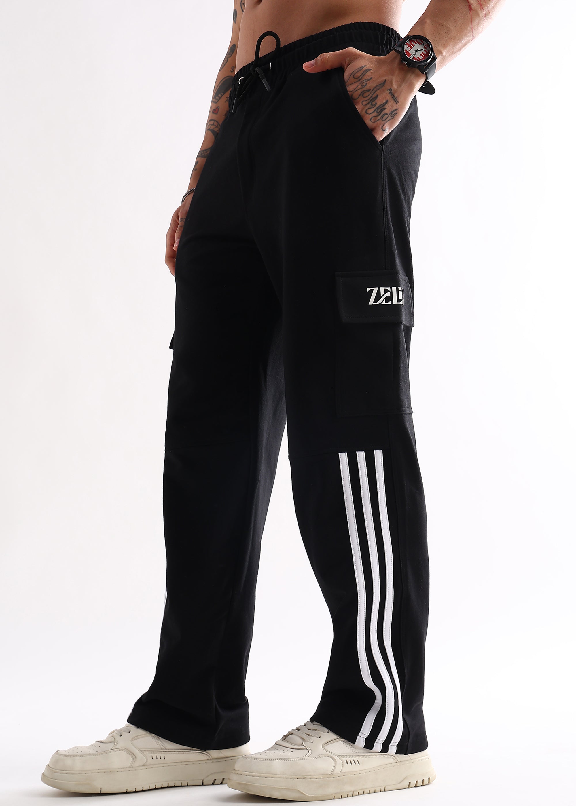 URBAN STRIDER 5 POCKETS JOGGERS (BLACK)