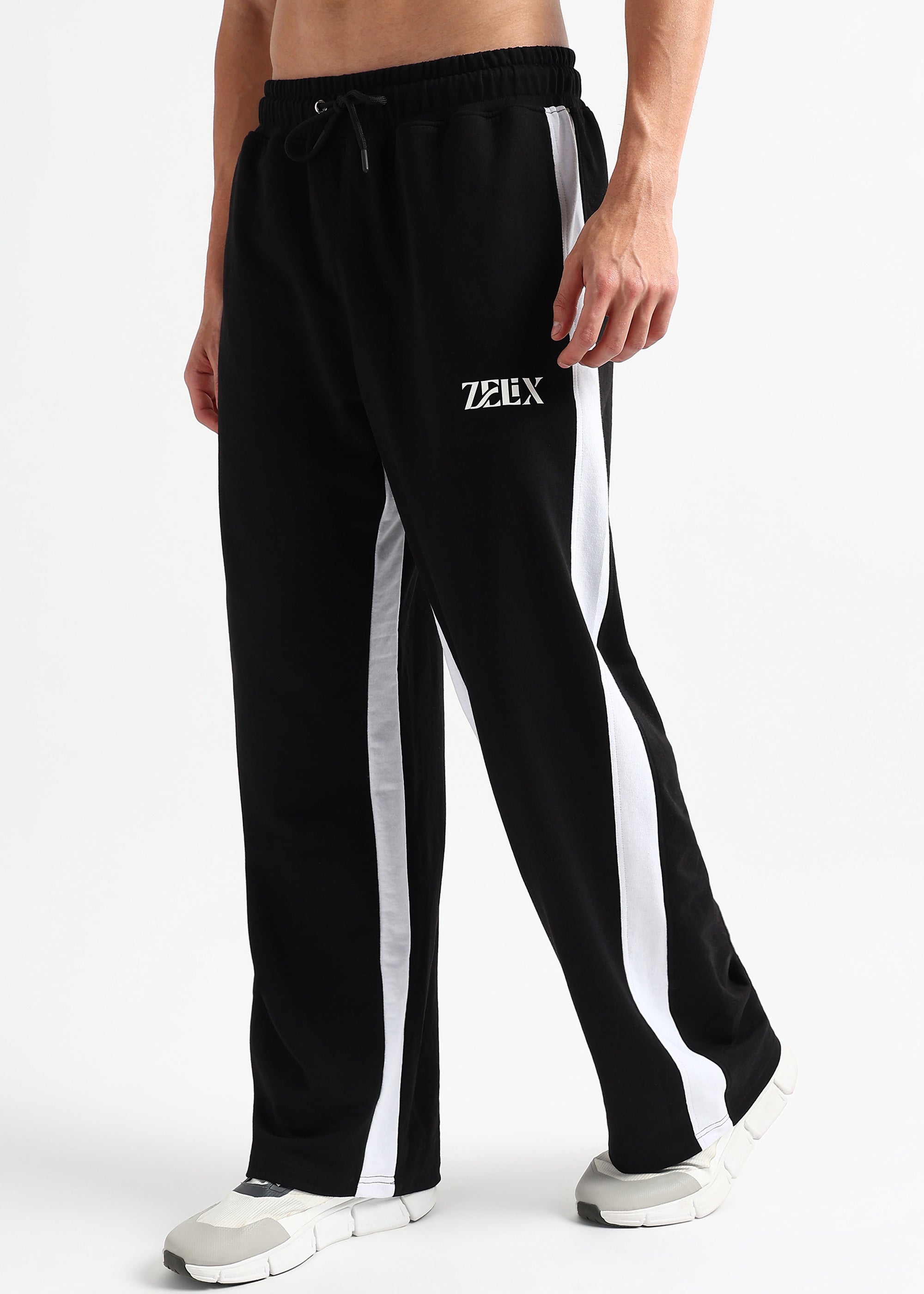 STATIC JOGGERS BLACK - WHITE