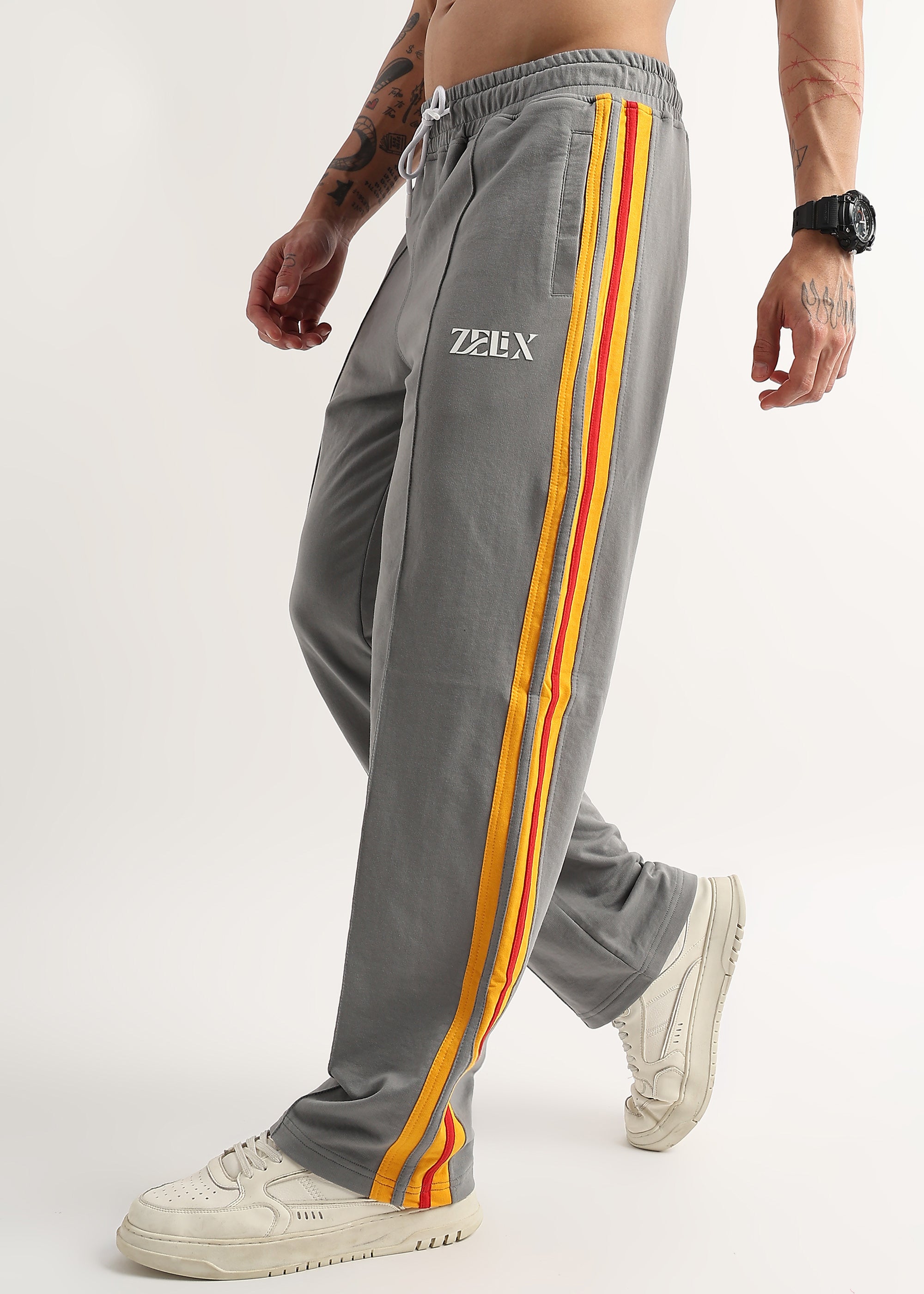 SUNSET SRIPE JOGGER (GREY)