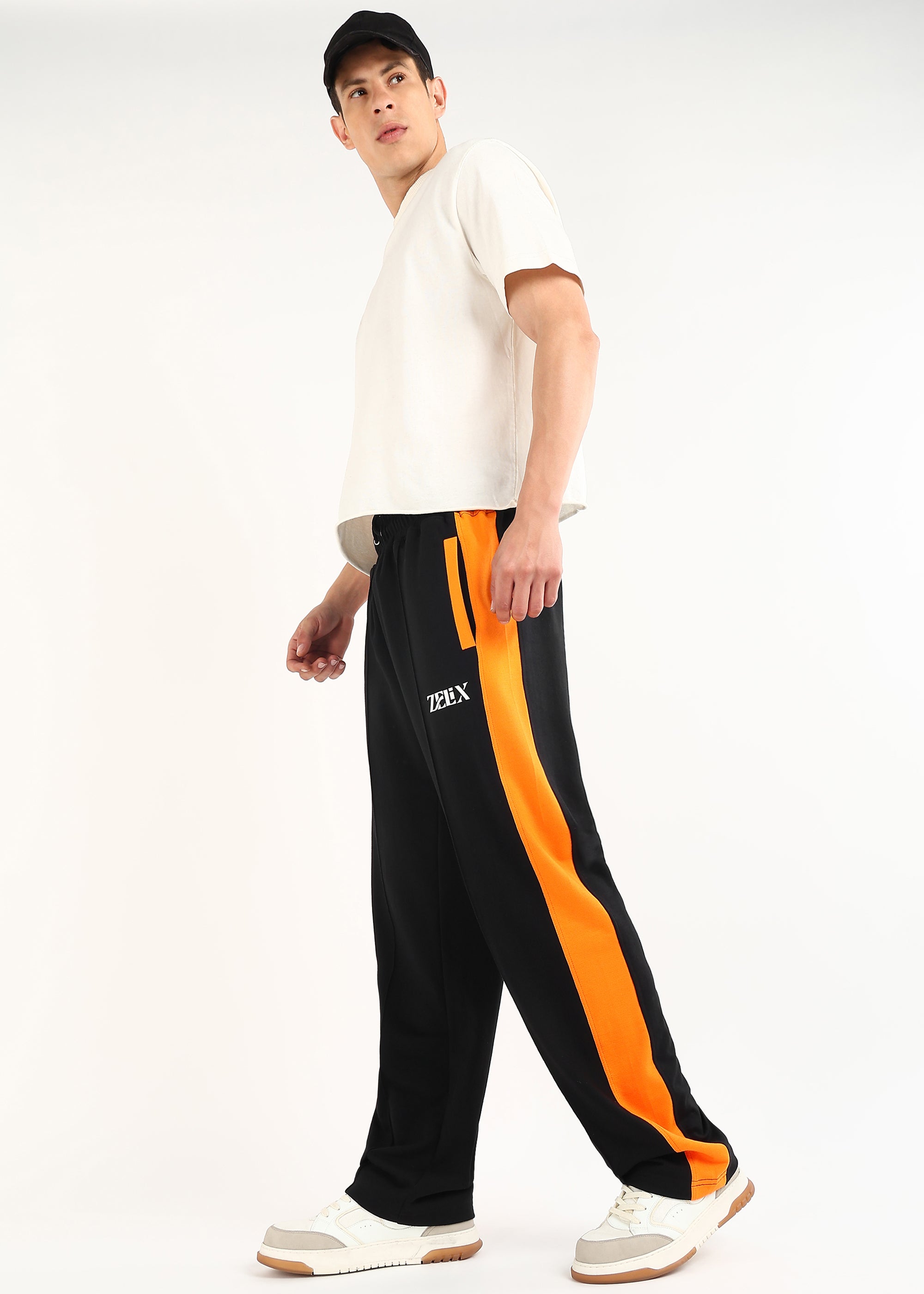 PHANTOM JOGGERS (BLACK-ORANGE)