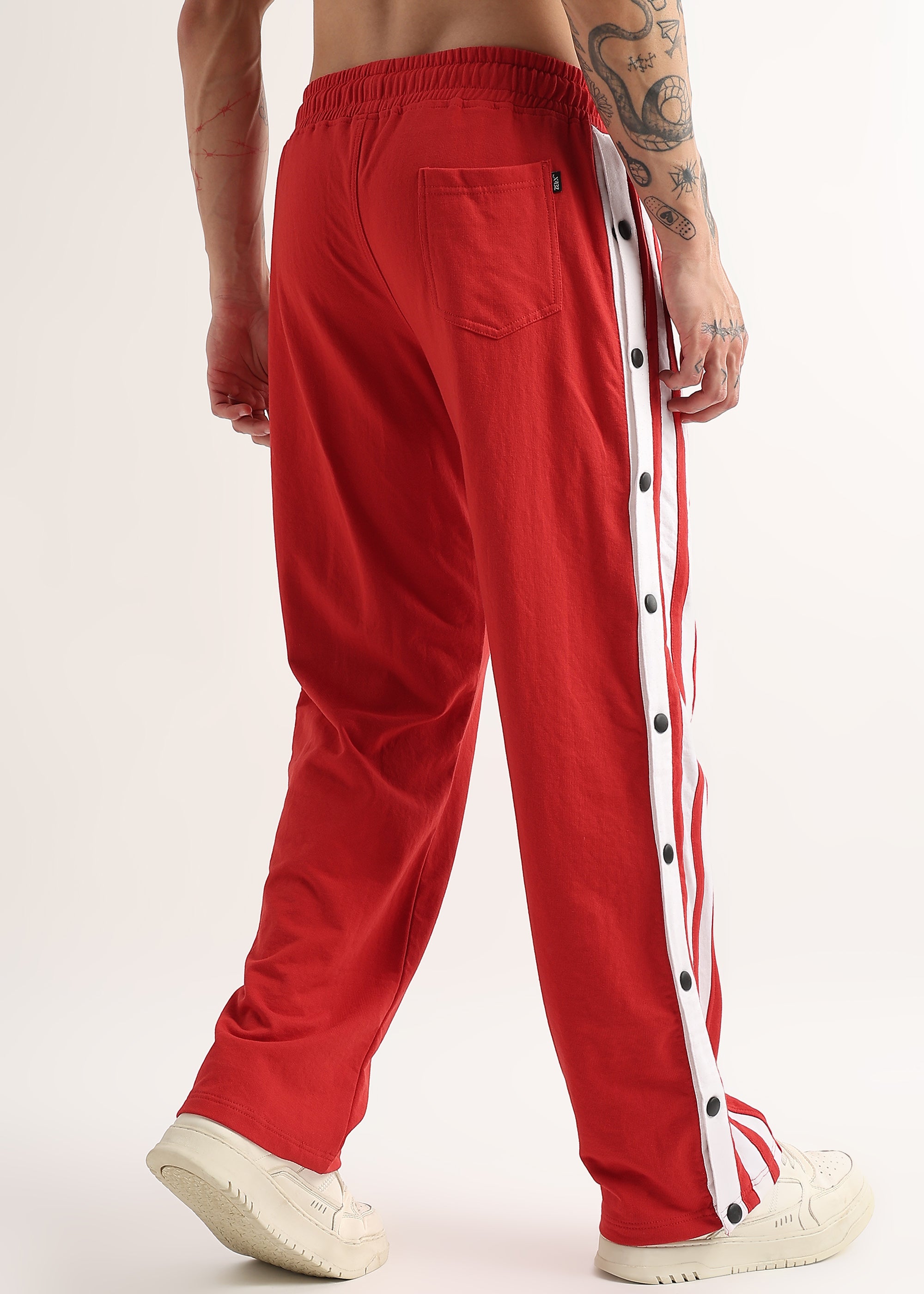 STRIPED HUSTLE JOGGER (RED)
