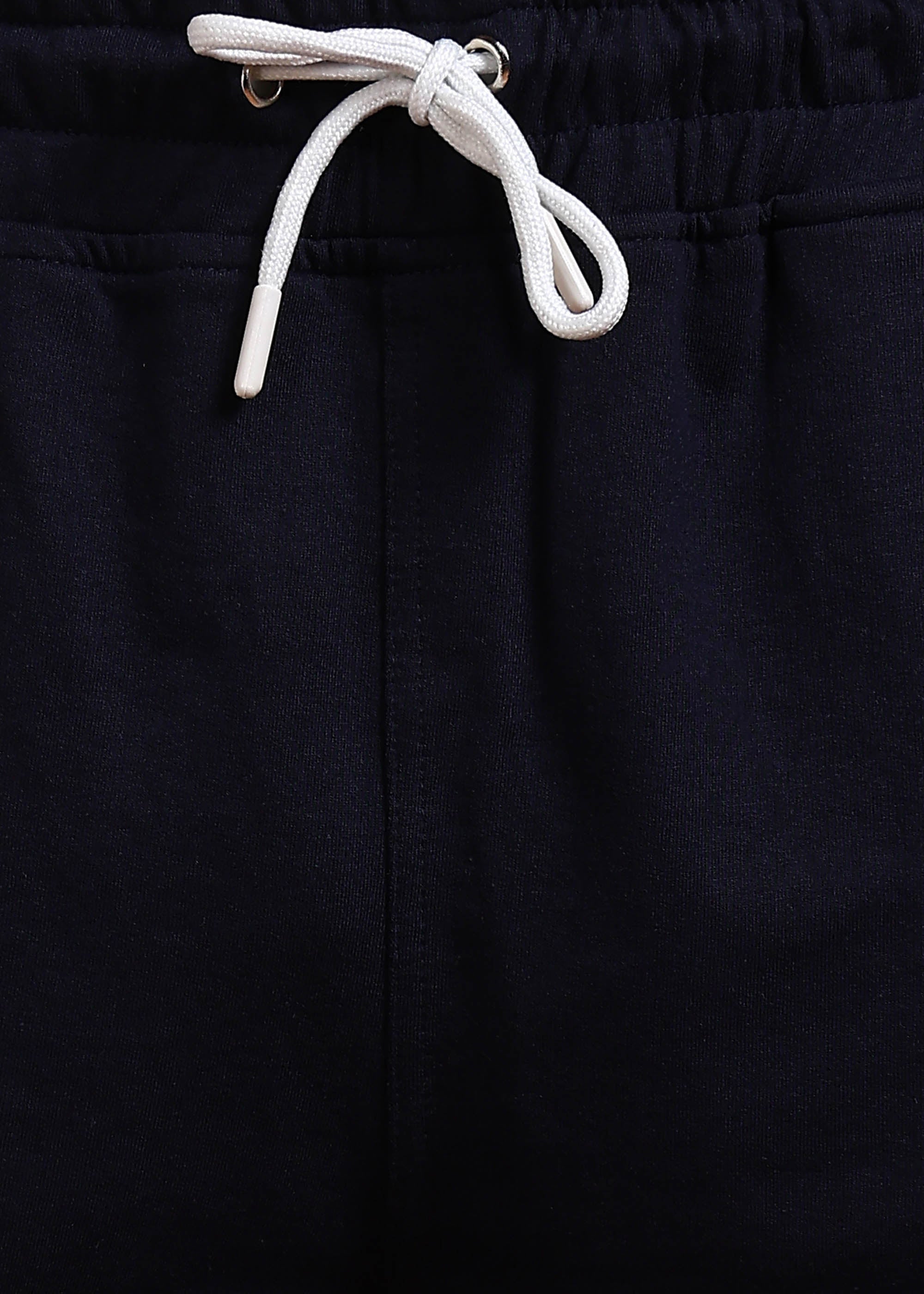 Minimal everyday jogger pants in navy blue