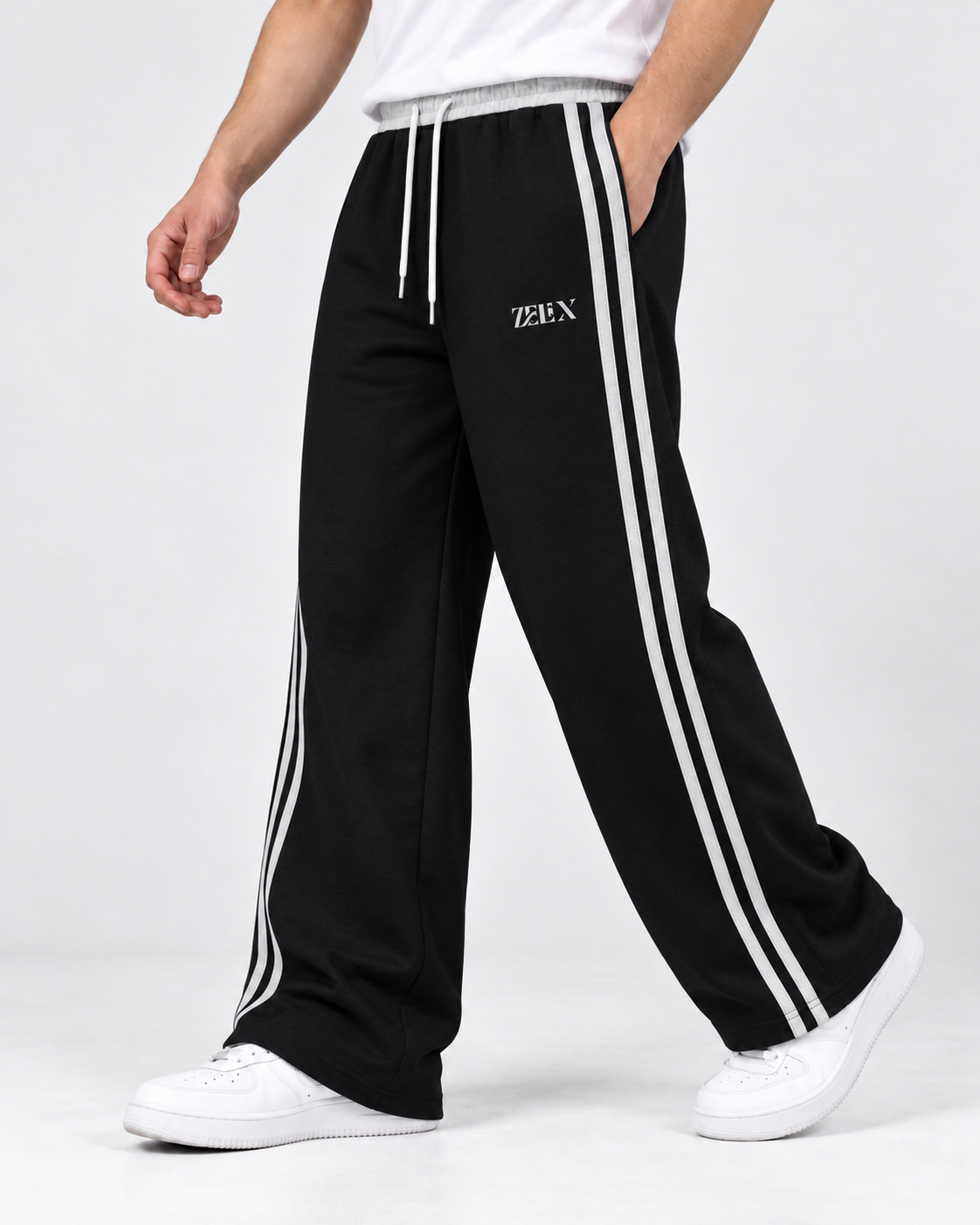 Twin Line Jogger Black