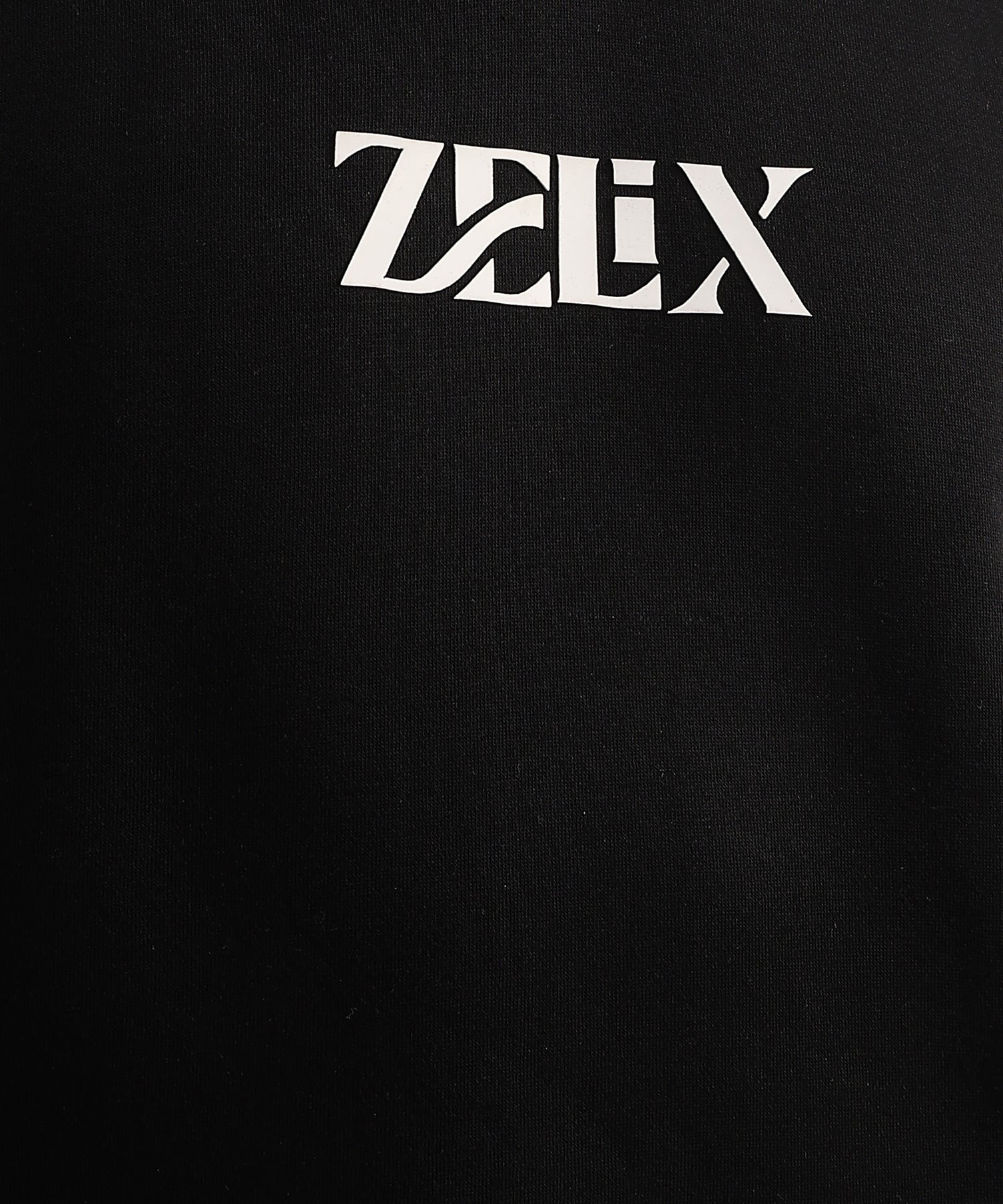 Rebel Thread Fleece Hoodie Black White