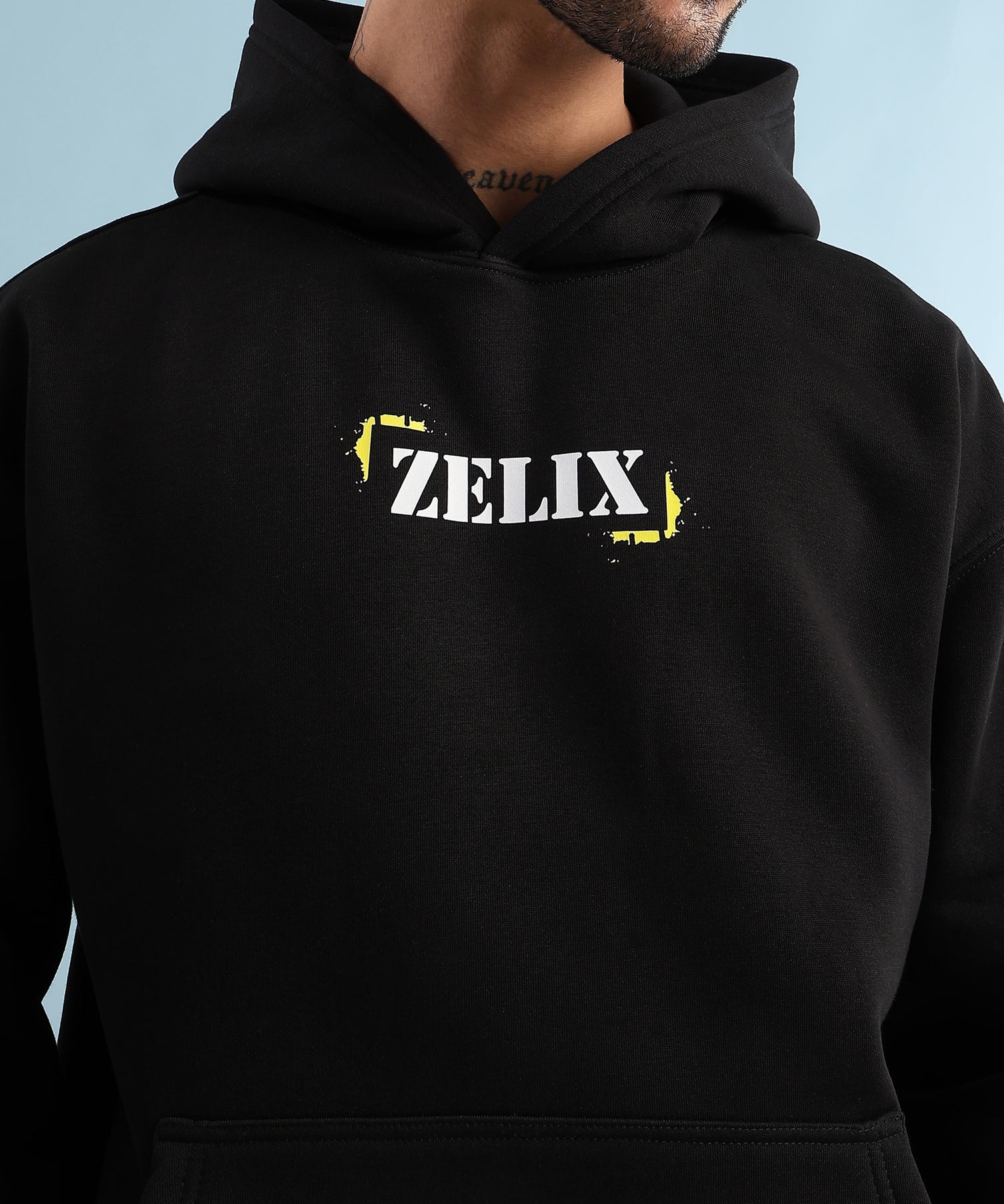 Urban Street Beat Fleece Hoodie Black