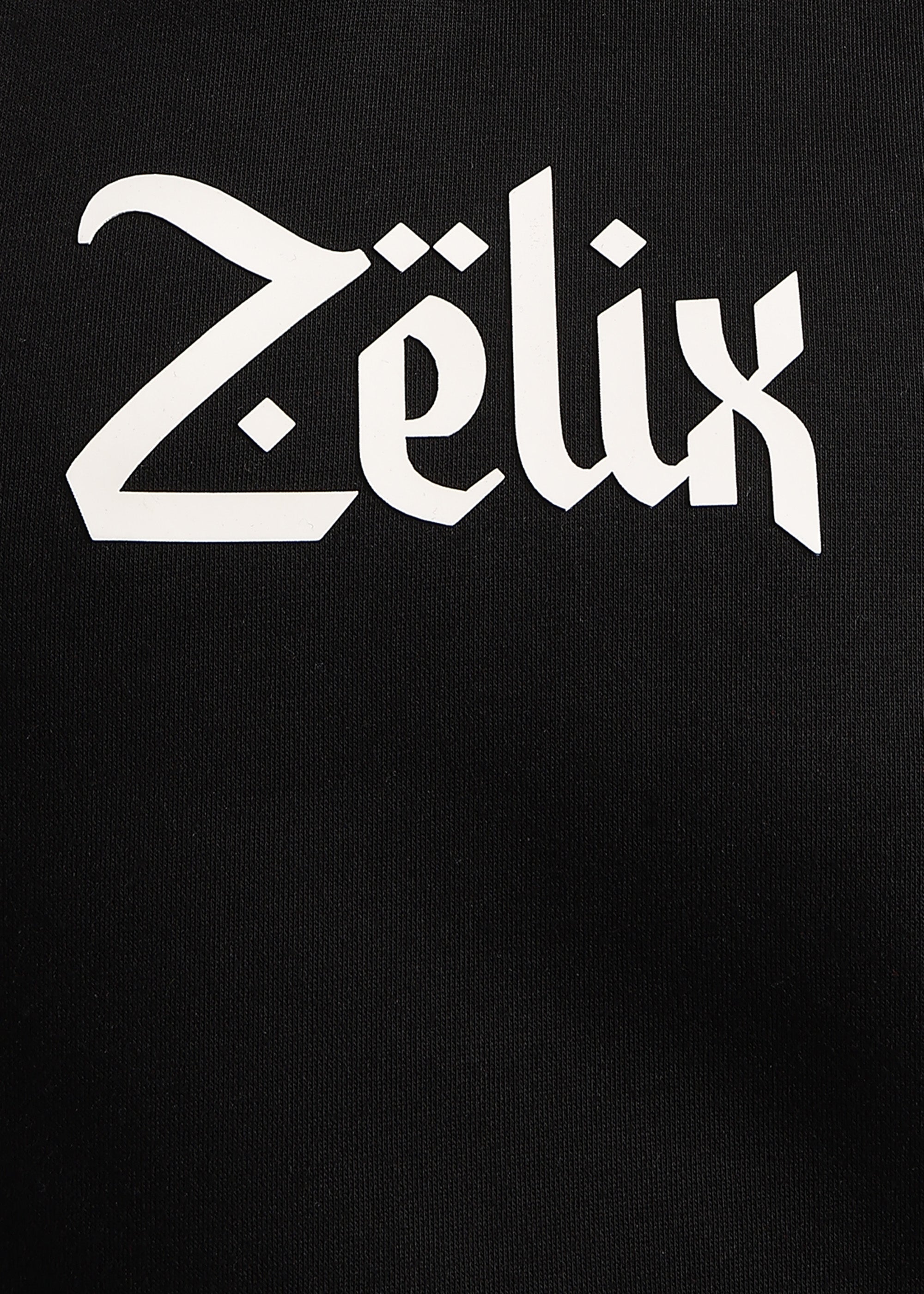 URBAN DIMENSION FLEECE HOODIE (BLACK RED)