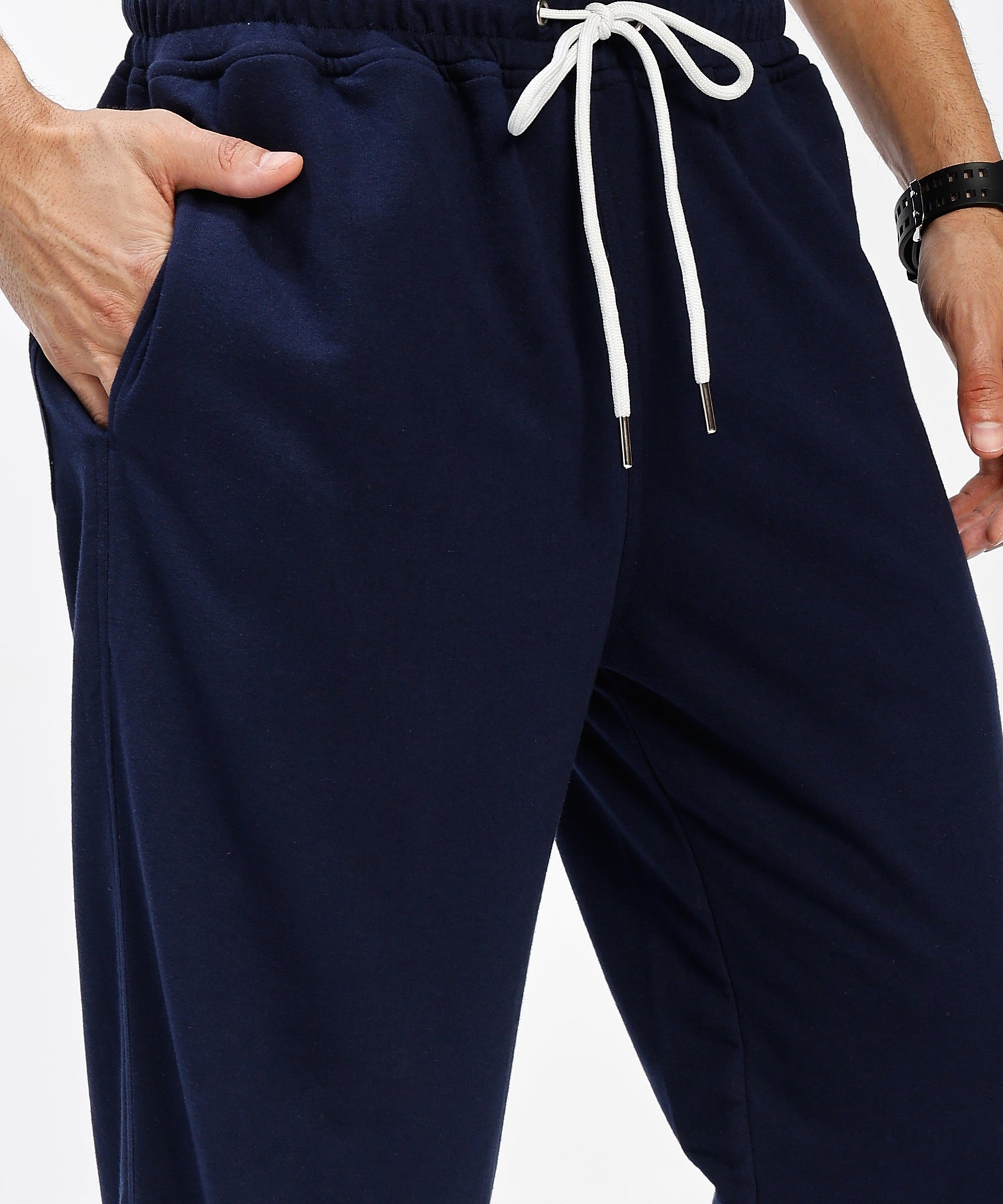 Split Wave Jogger Navy Sky Blue