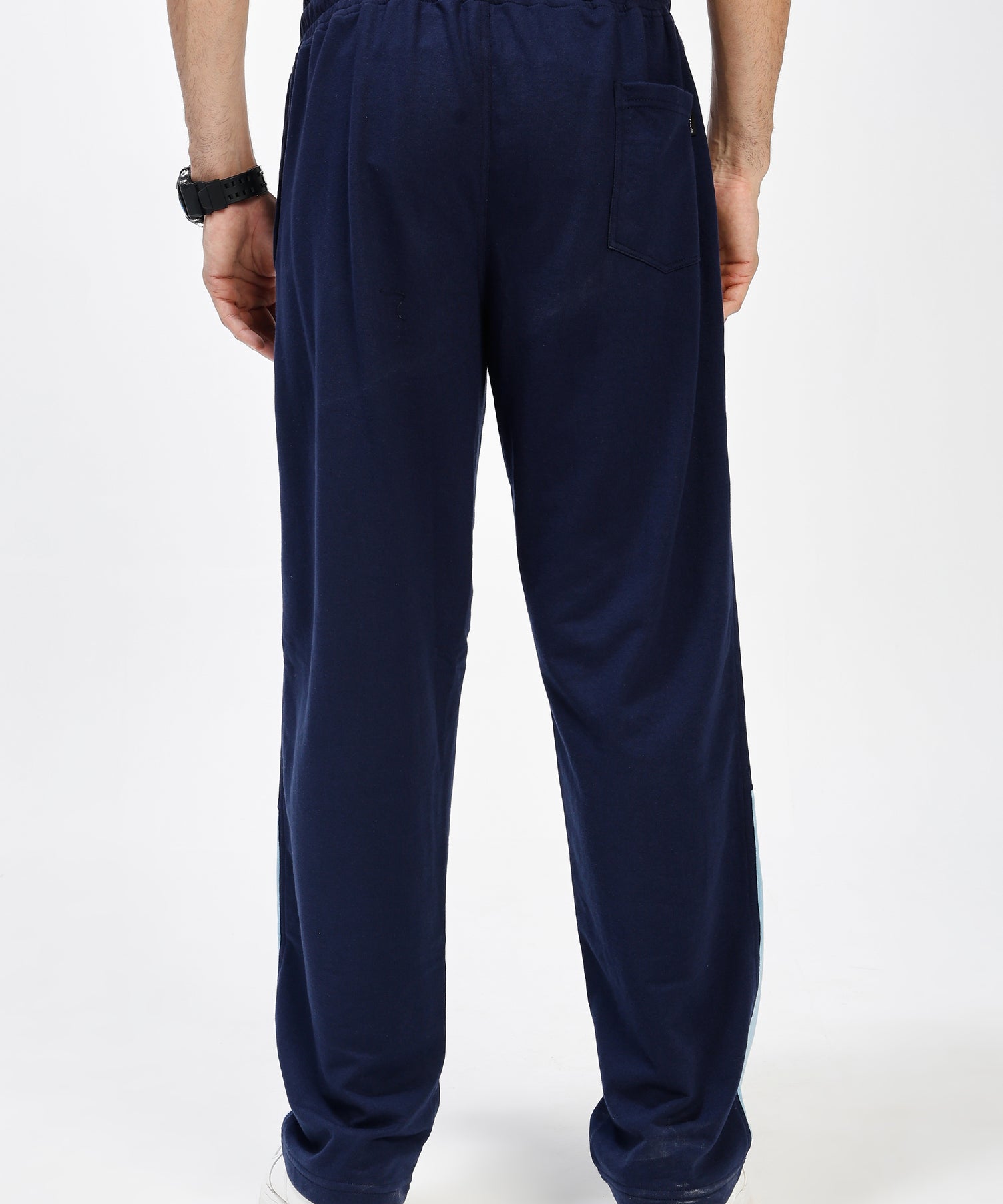 Split Wave Jogger Navy Sky Blue