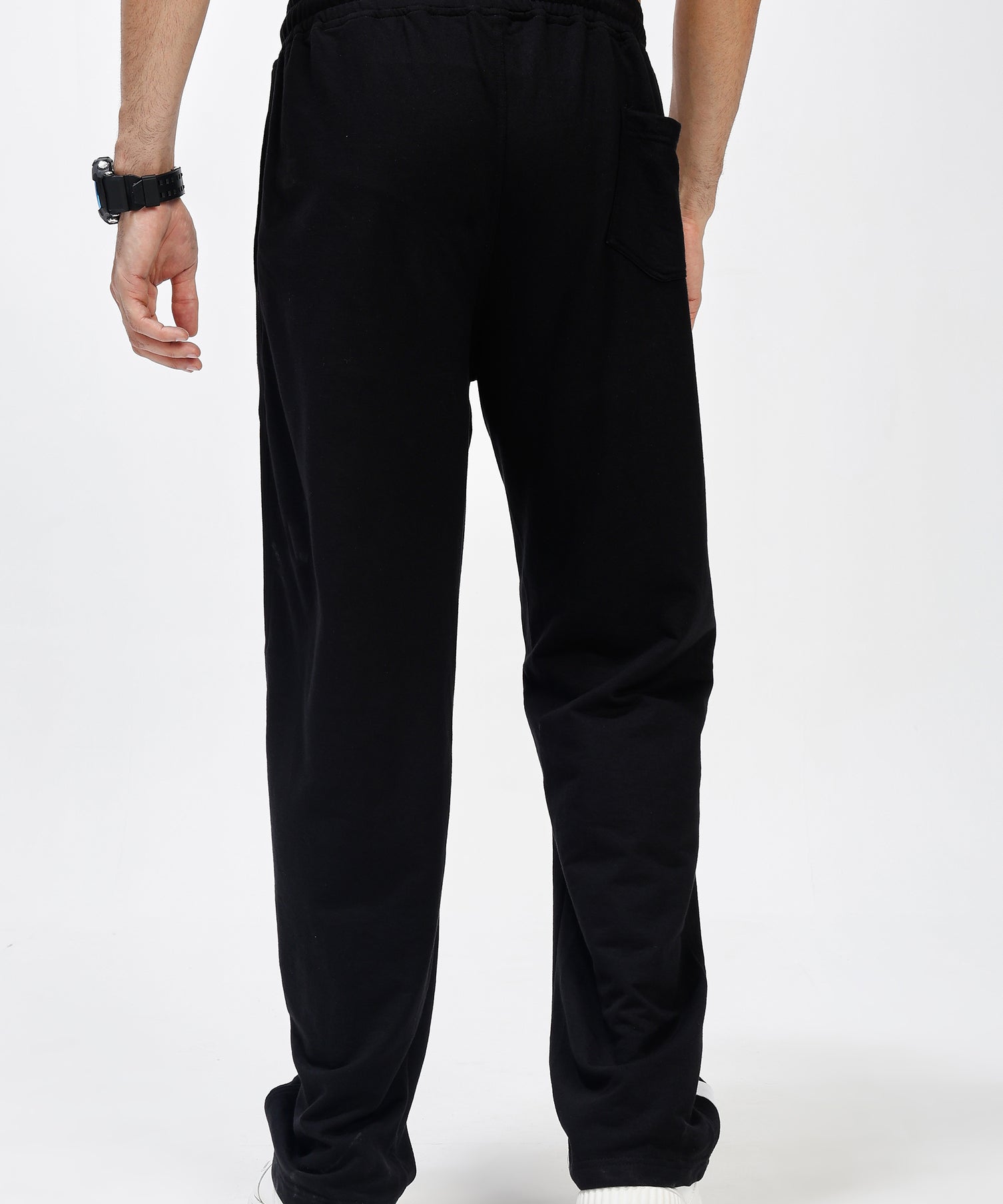 Monochrome Split Jogger Black