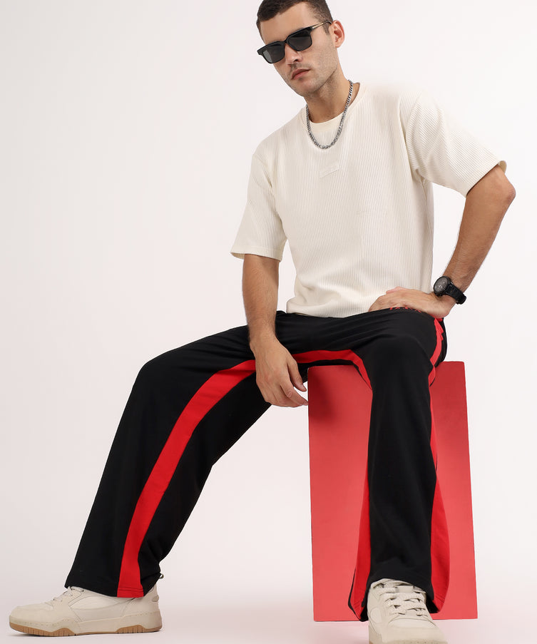 Spitfire Retro Baggy Jogger Black Red