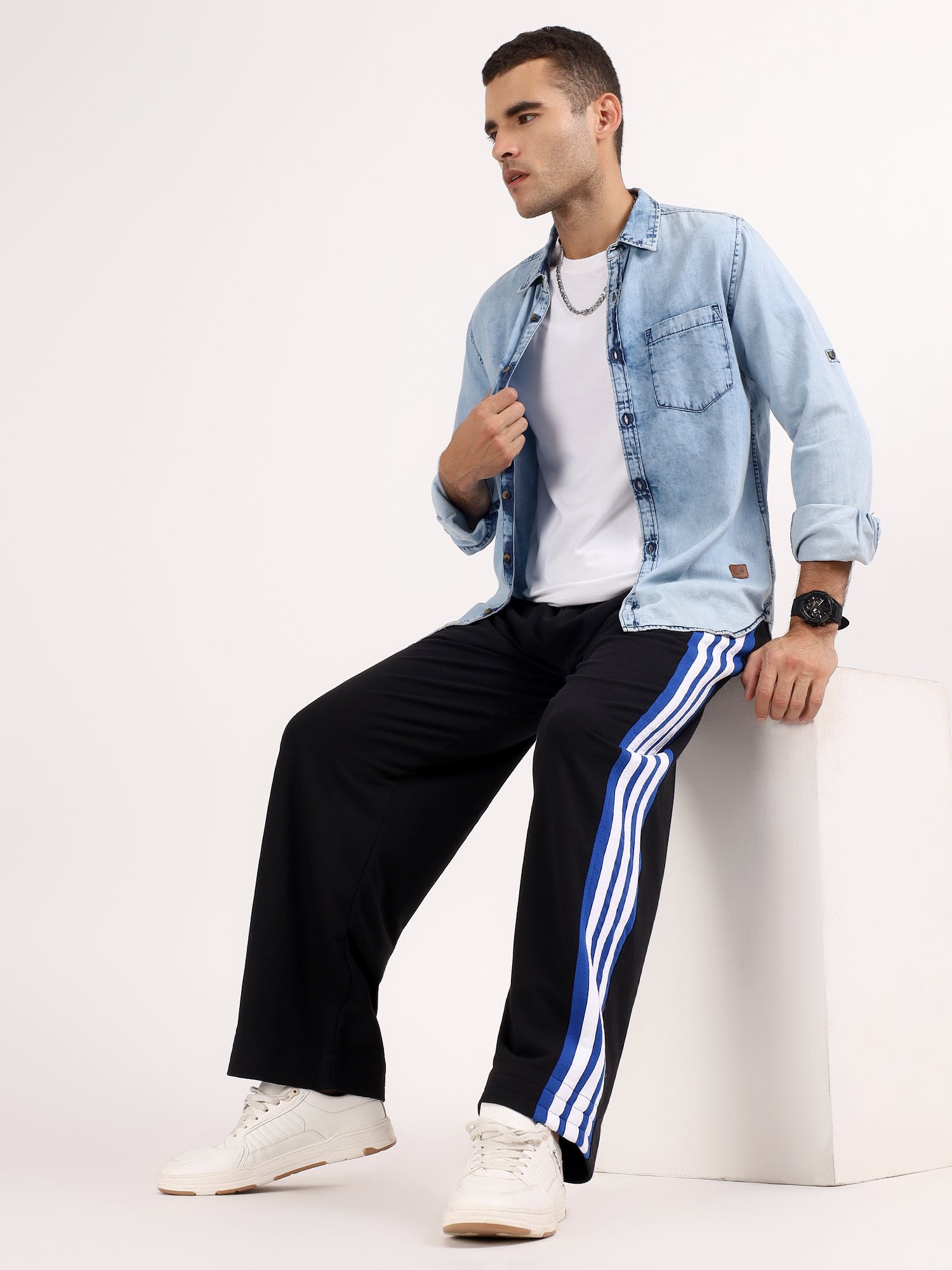 Inferno Relaxed Fit Jogger Black Blue