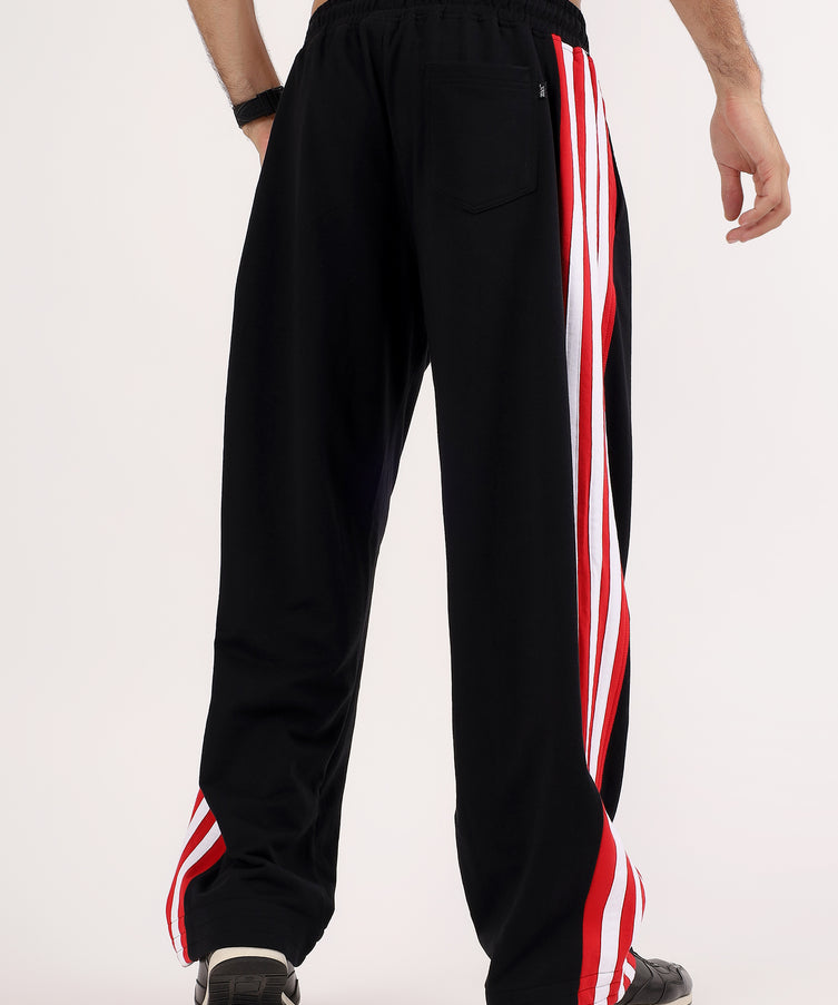 Inferno Relaxed Fit Jogger Black Red