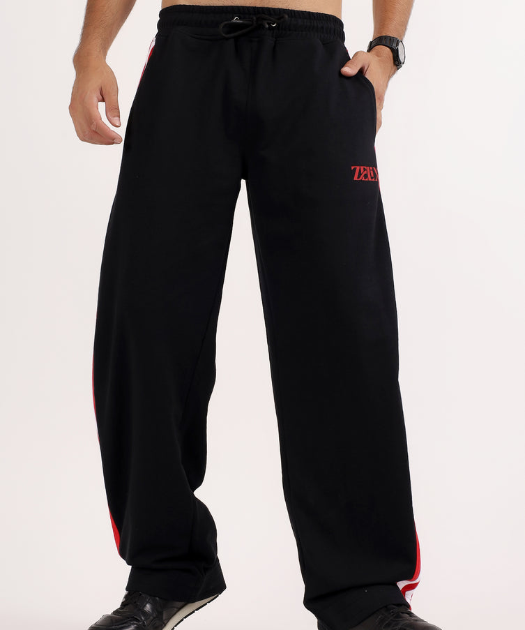 Inferno Relaxed Fit Jogger Black Red