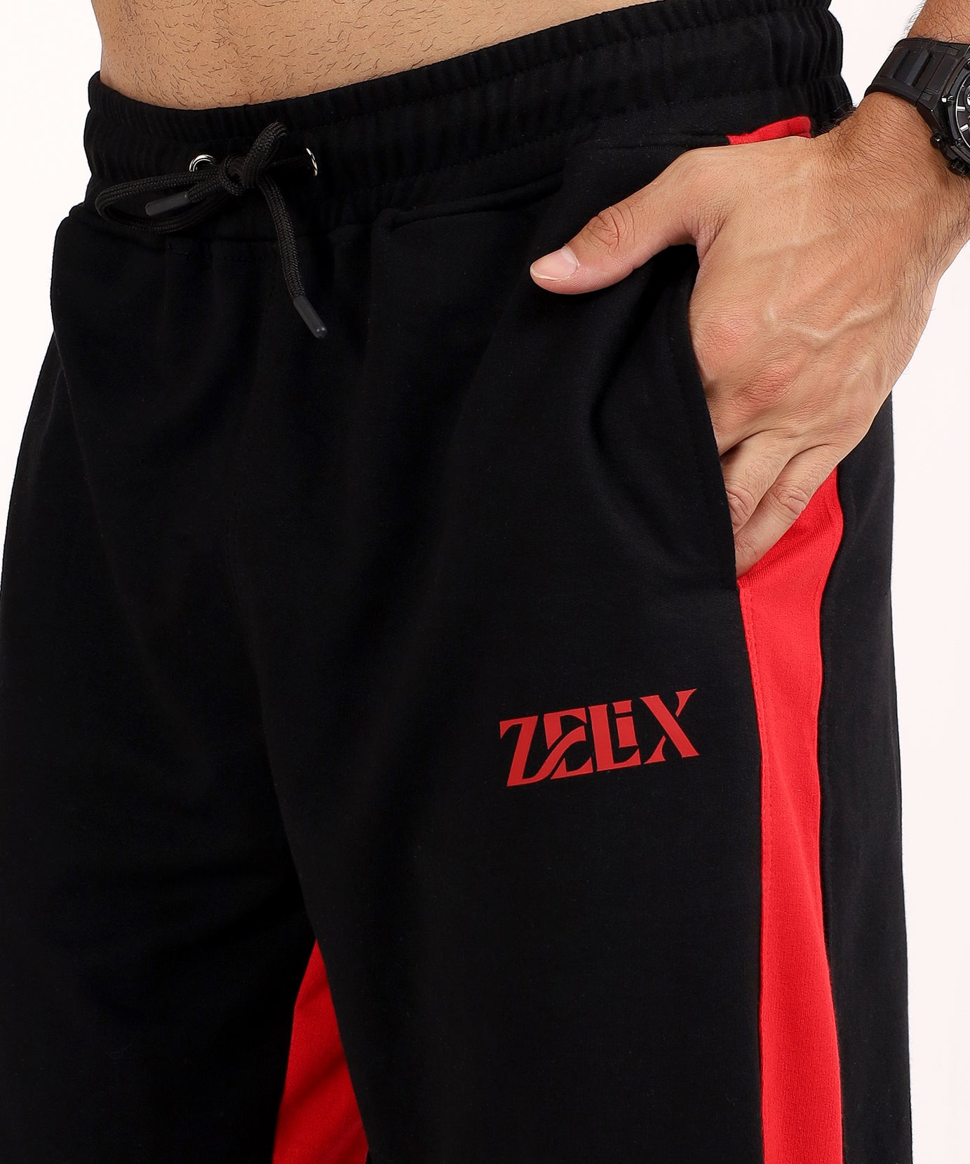 Spitfire Retro Baggy Jogger Black Red