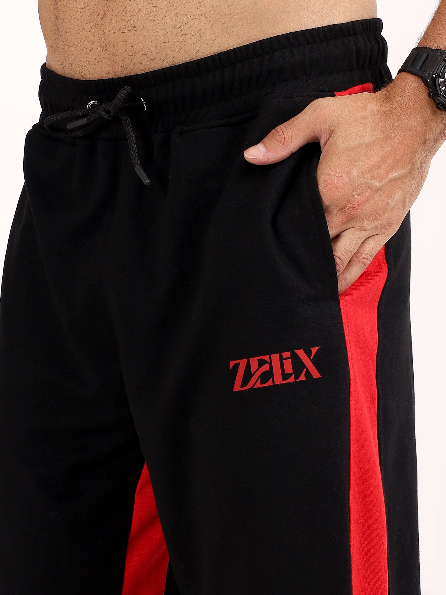 Spitfire Retro Baggy Jogger Black Red