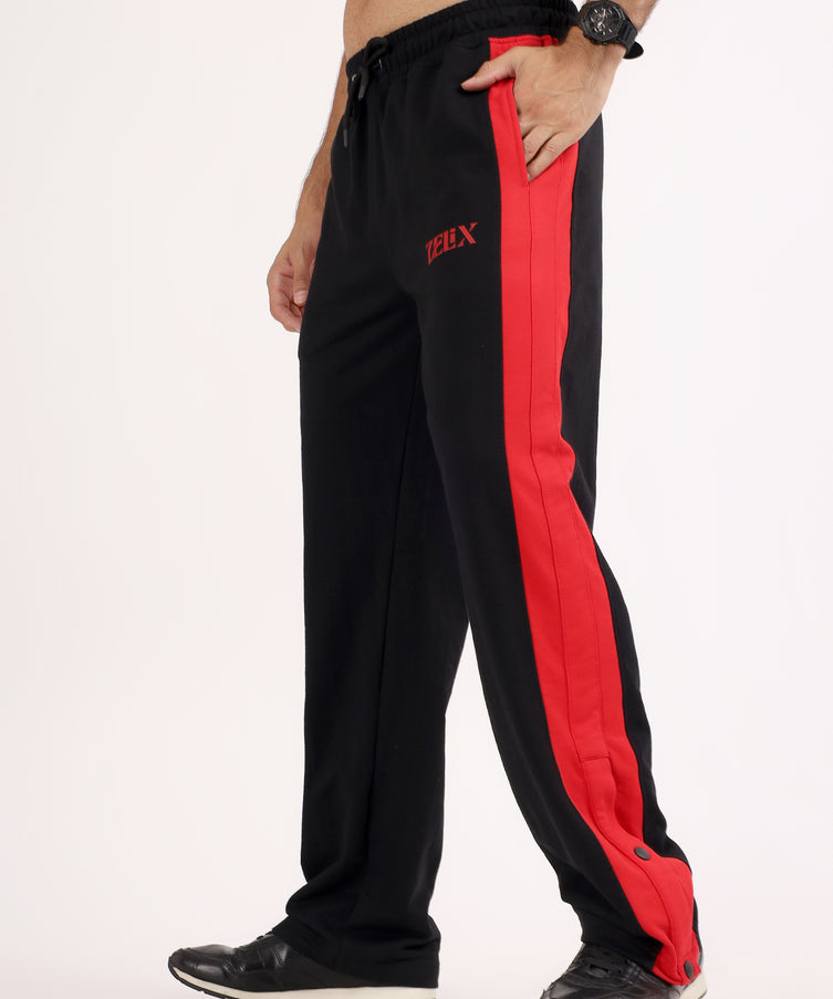 Ignition Stripe Jogger Black Red