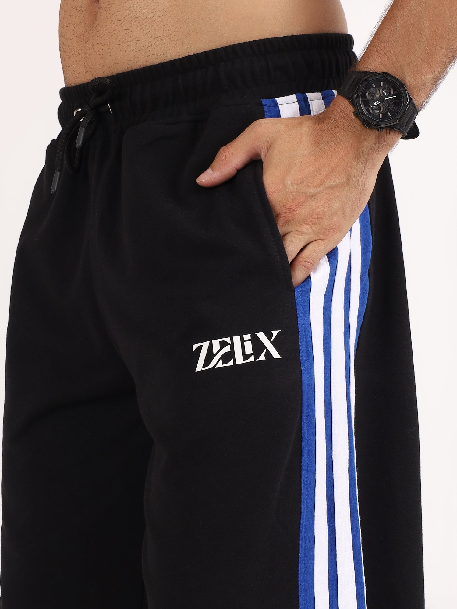 Inferno Relaxed Fit Jogger Black Blue