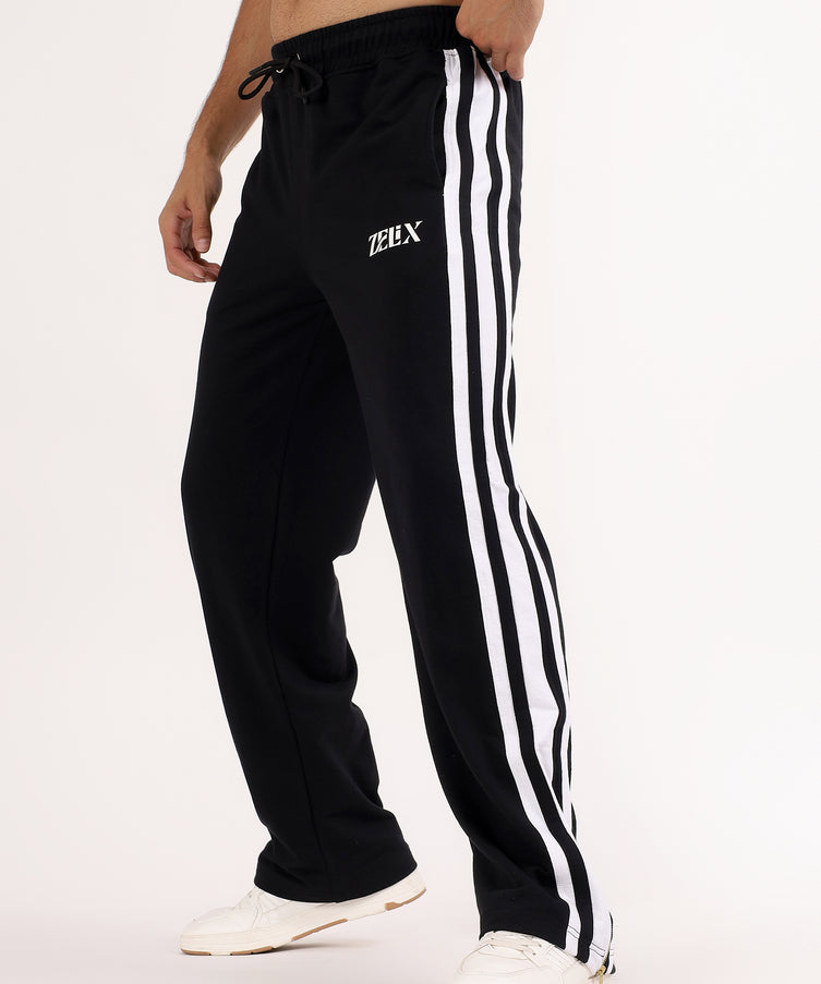 Classic Heather Jogger Black White