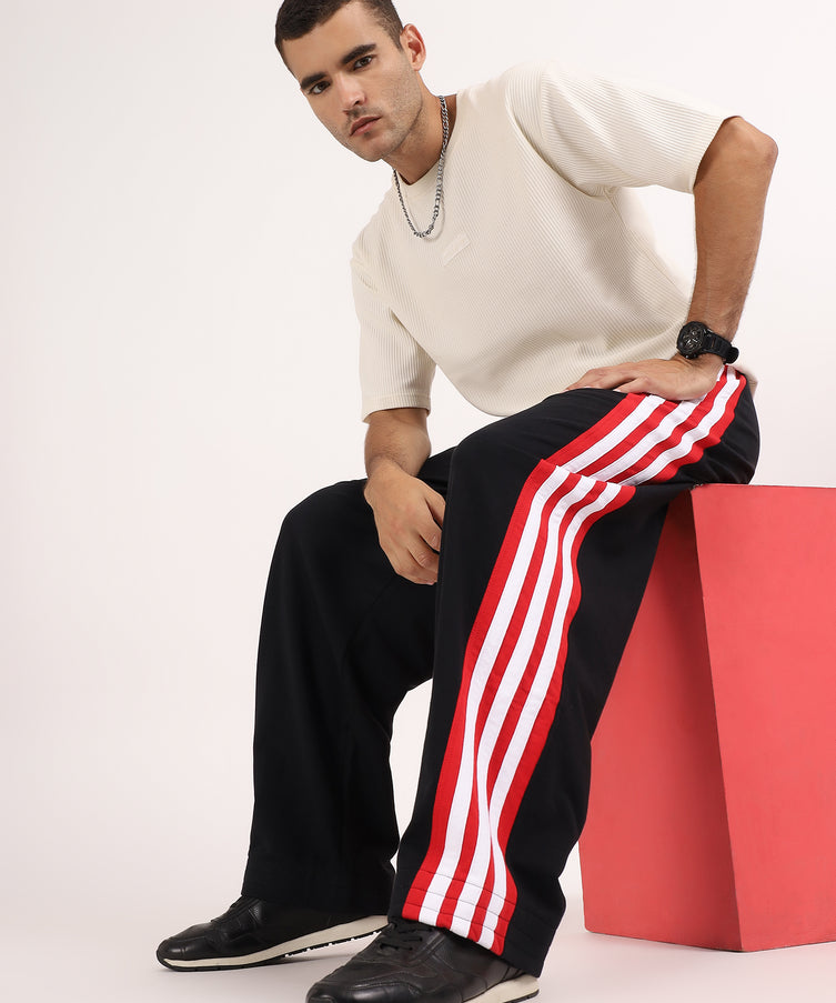 Inferno Relaxed Fit Jogger Black Red