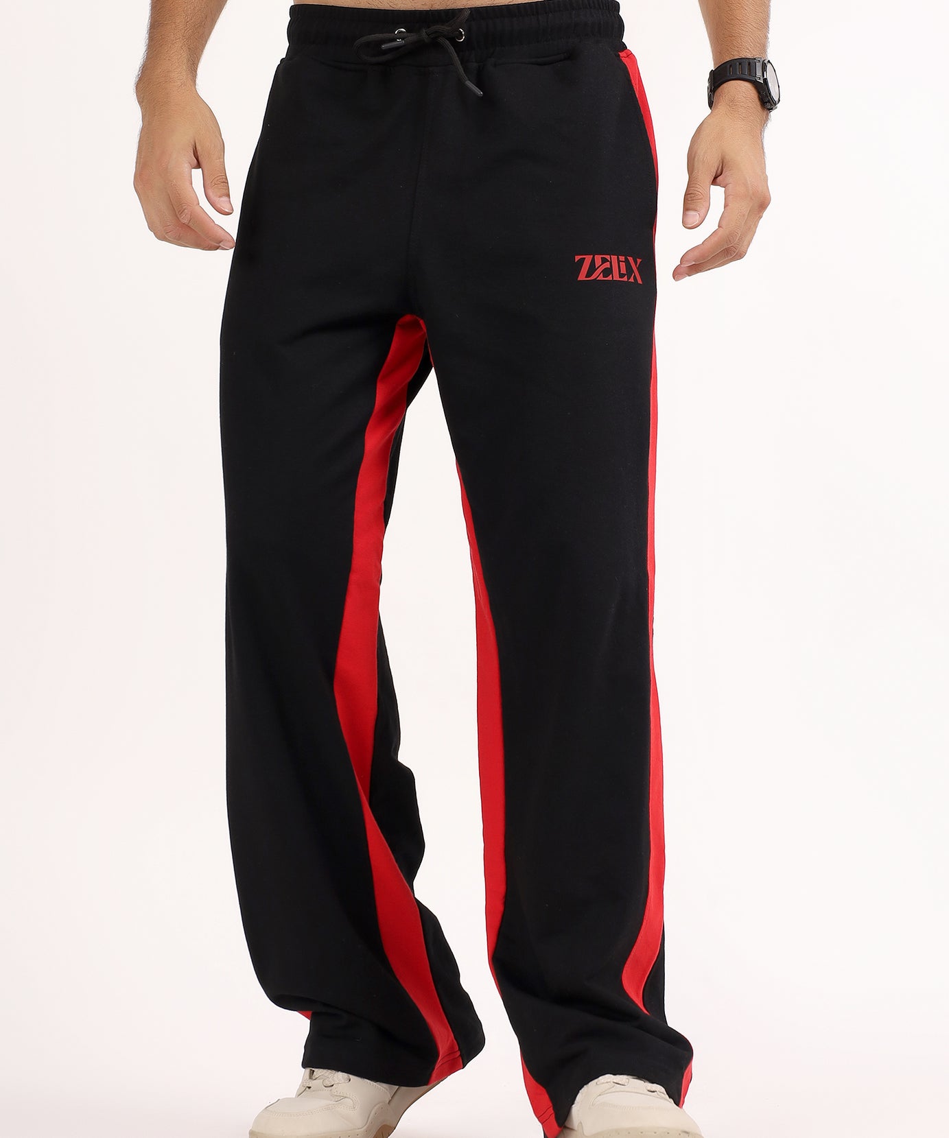 Spitfire Retro Baggy Jogger Black Red