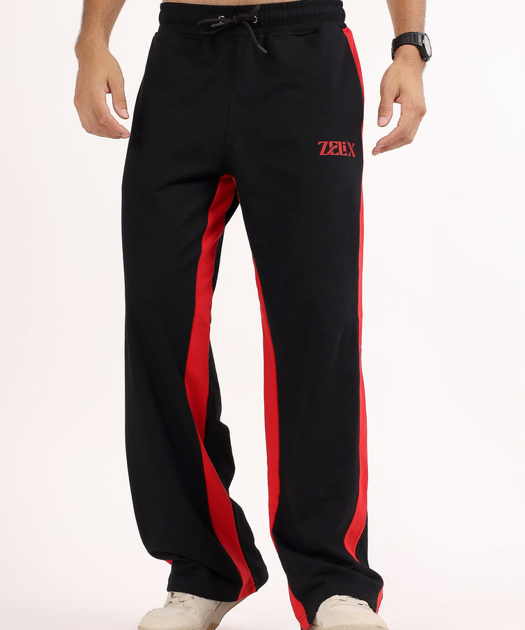 Spitfire Retro Baggy Jogger Black Red