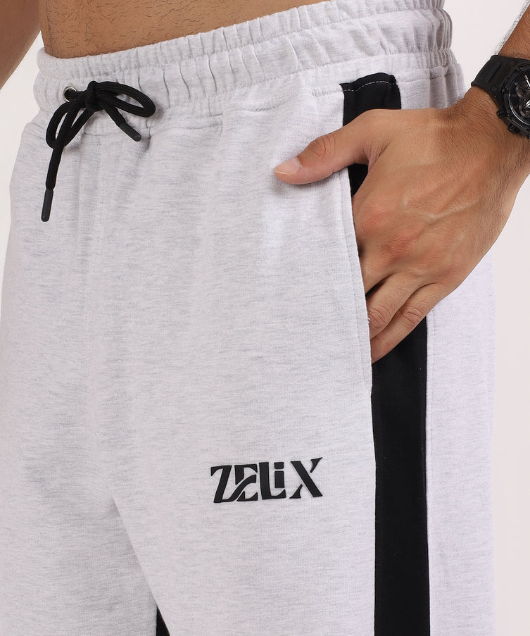 Panda Baggy Jogger Melange Grey Black