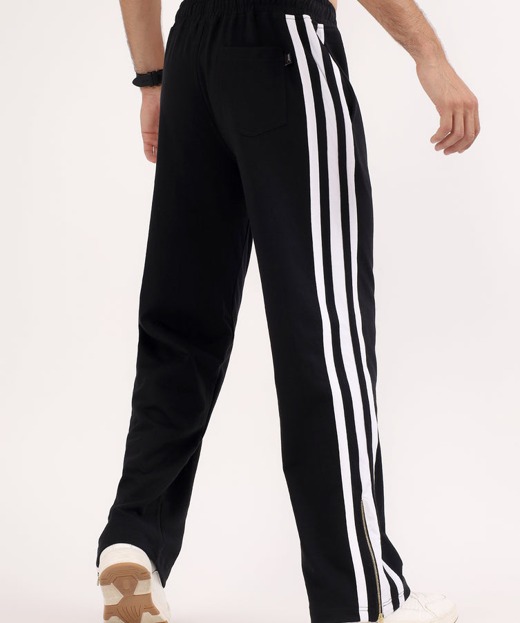 Classic Heather Jogger Black White