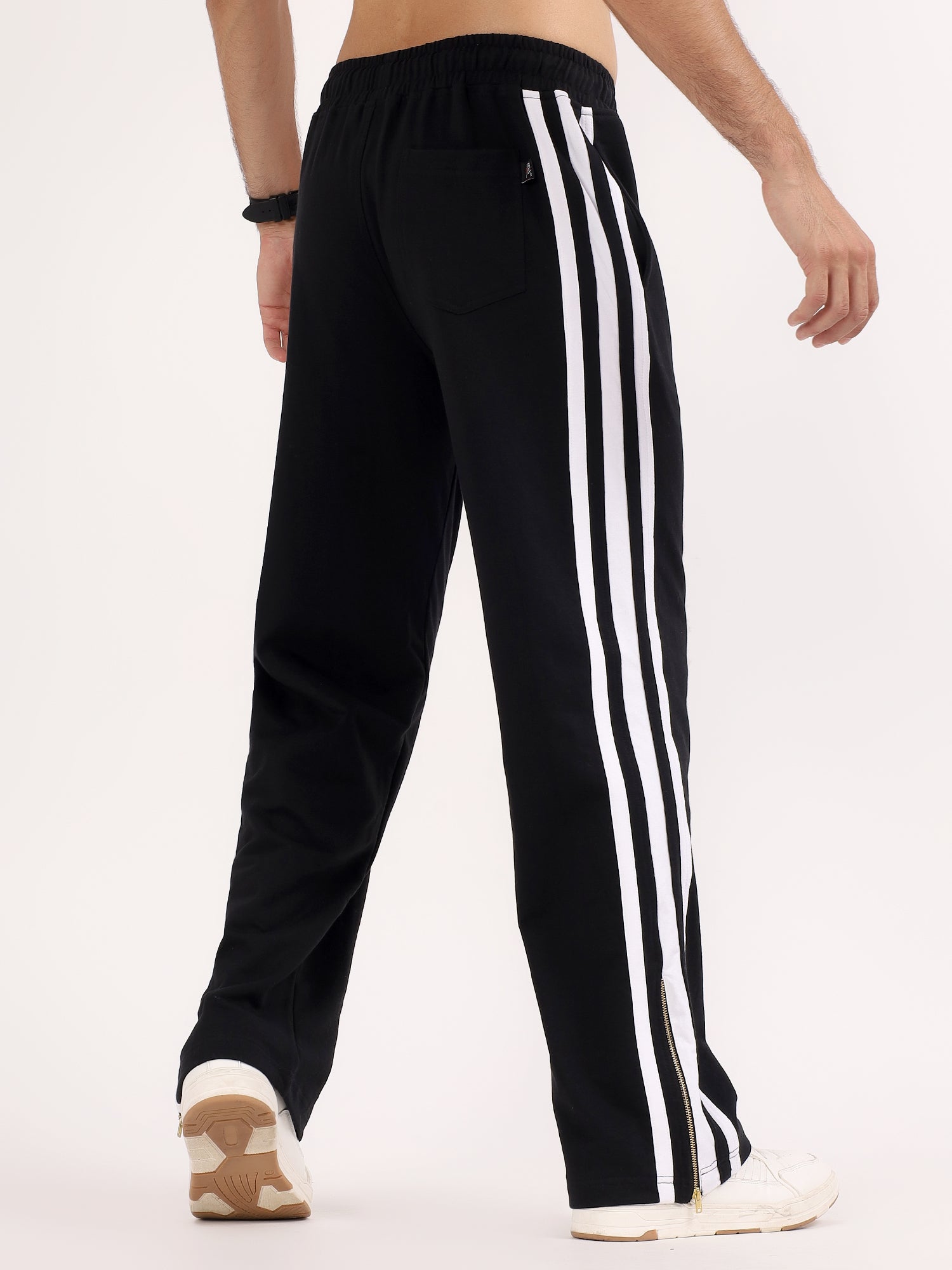 Classic Heather Jogger Black White