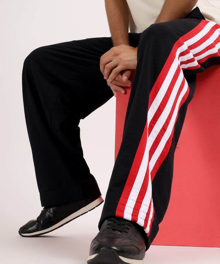 Inferno Relaxed Fit Jogger Black Red