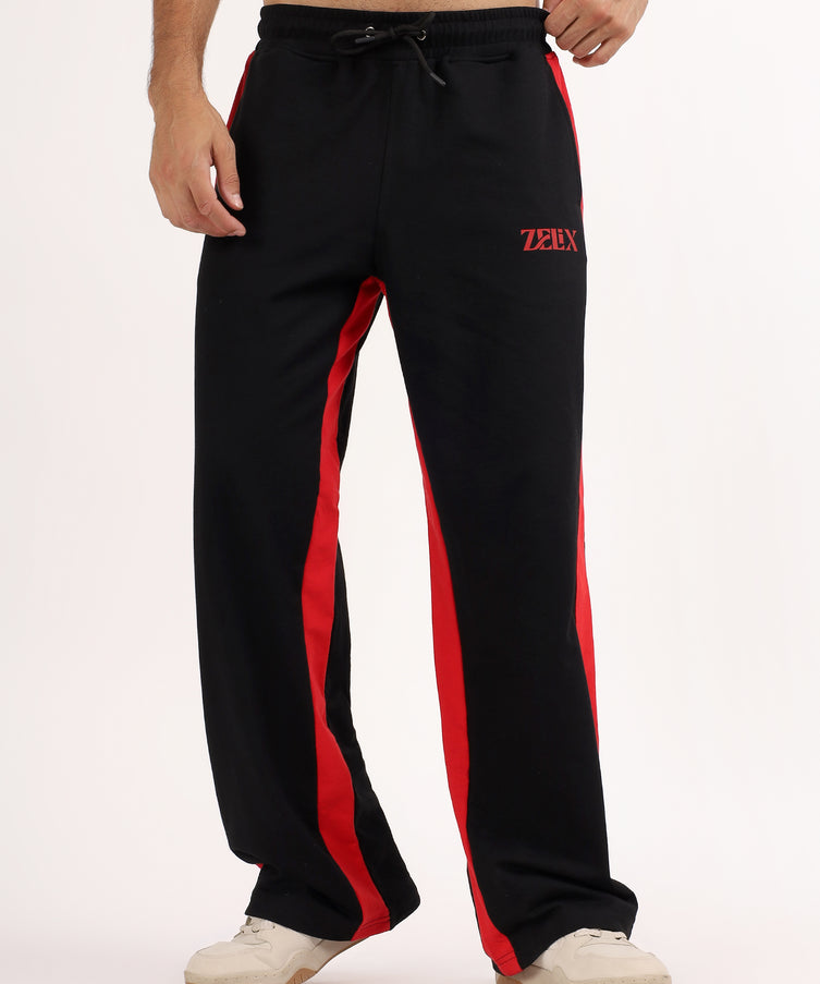 Spitfire Retro Baggy Jogger Black Red
