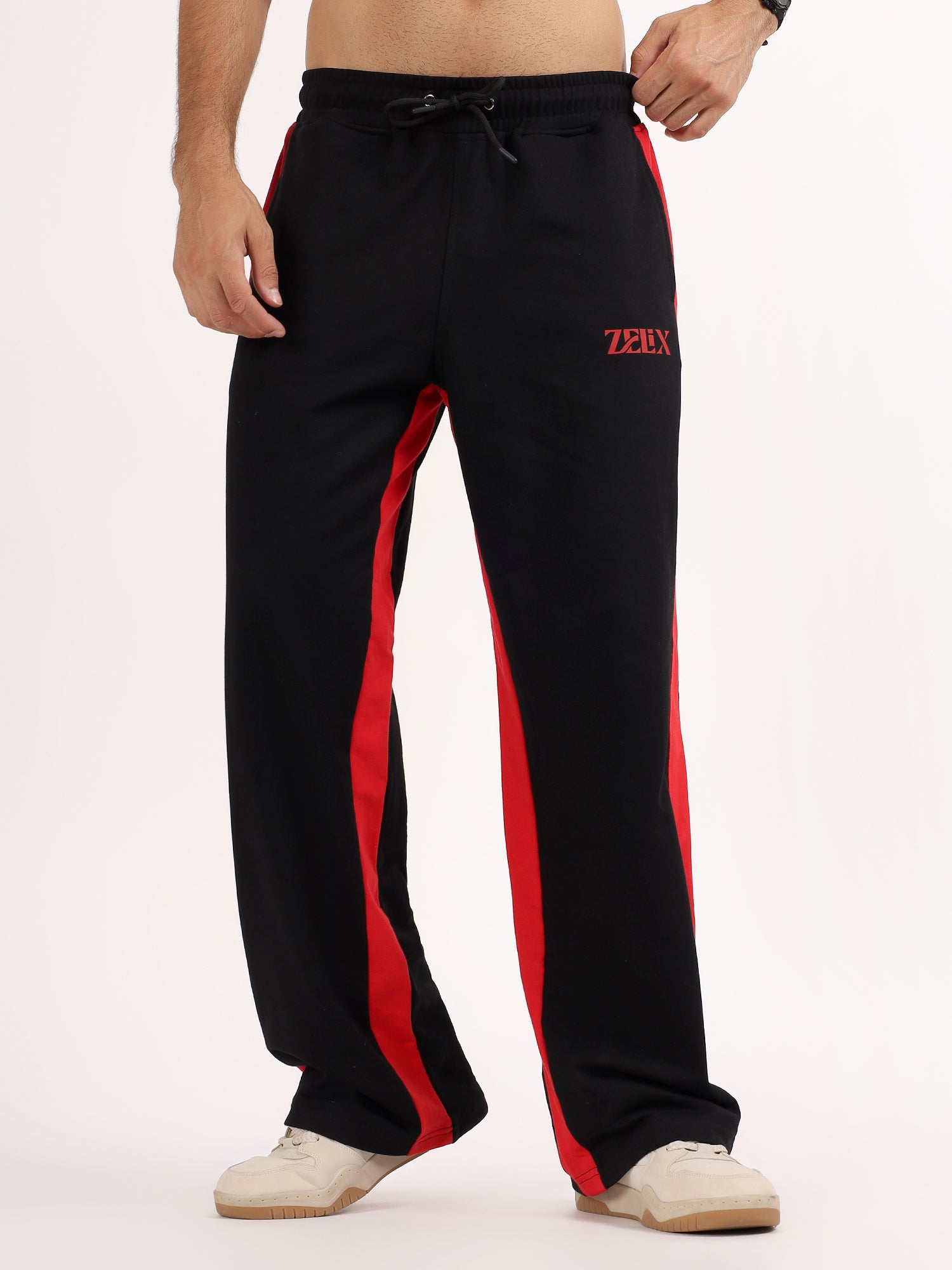 Spitfire Retro Baggy Jogger Black Red