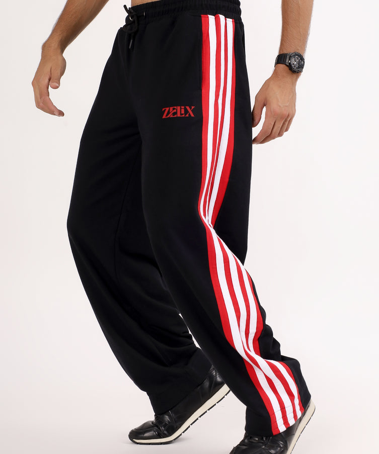 Inferno Relaxed Fit Jogger Black Red