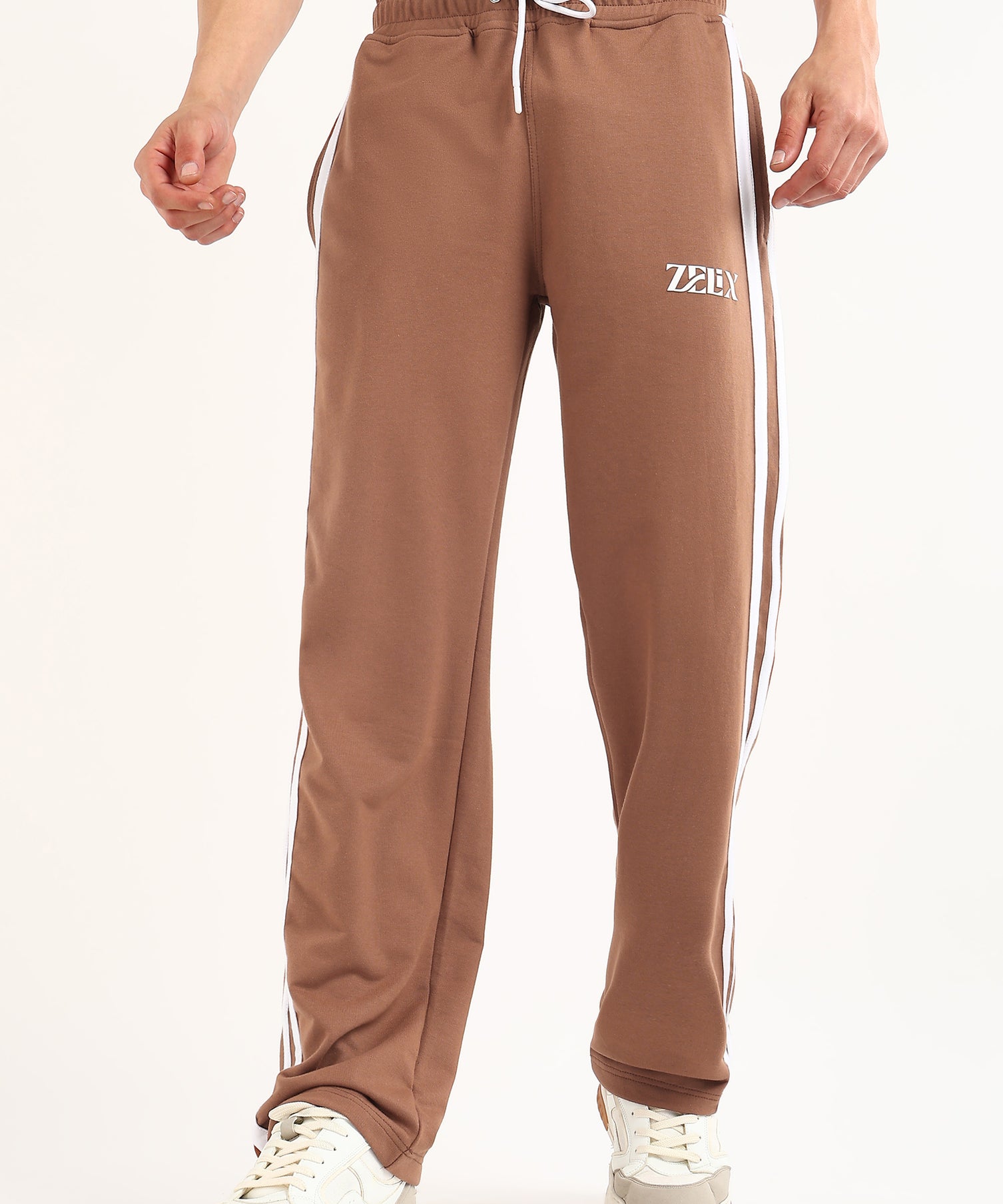 Vector Stripe Jogger Brown White