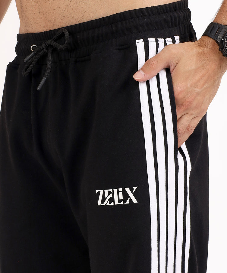 Classic Noir Jogger Black White