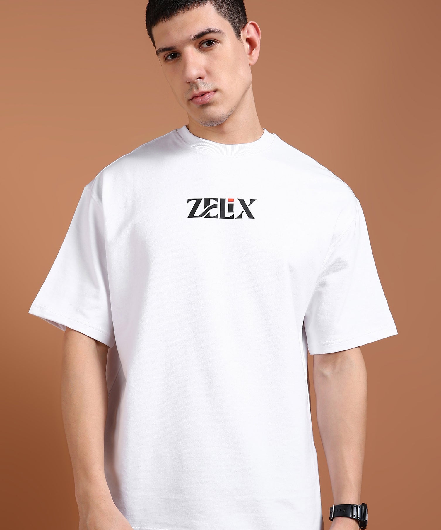 Alpha Bear streetwear tee in white cotton