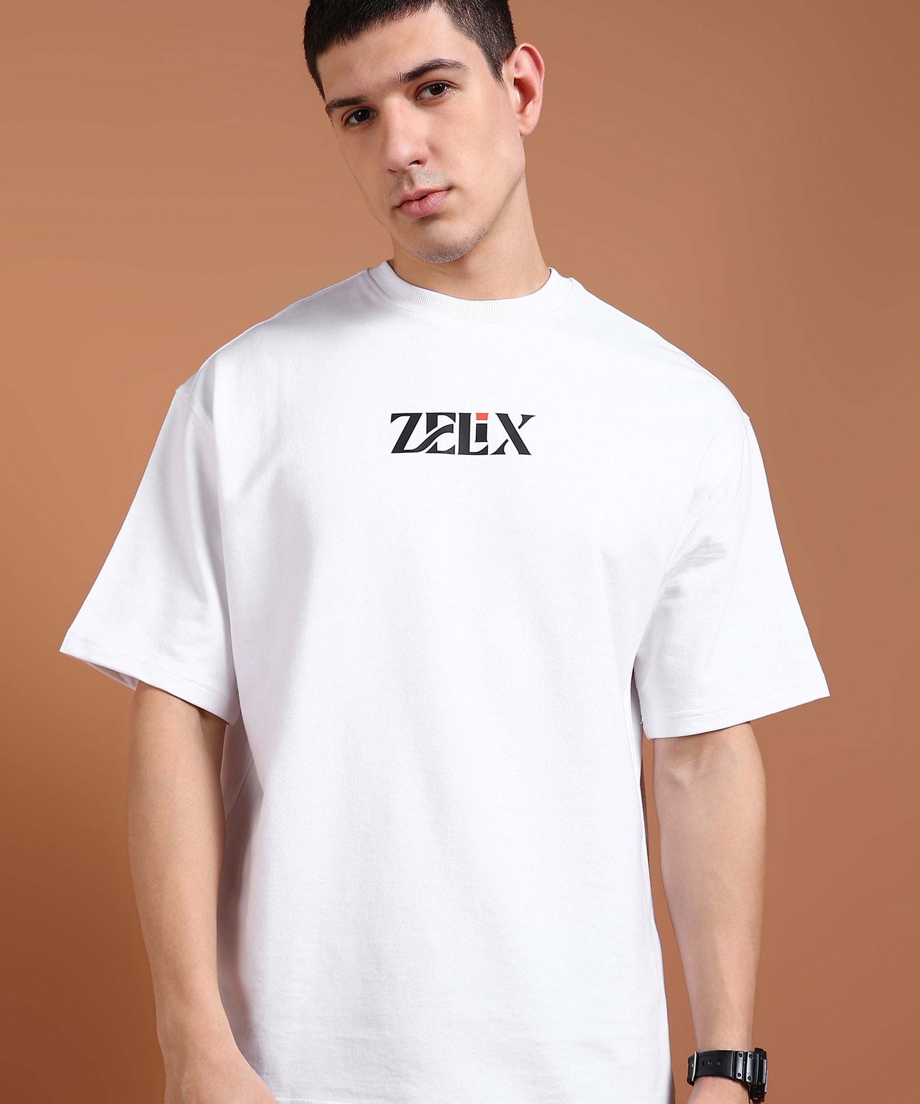 Alpha Bear streetwear tee in white cotton