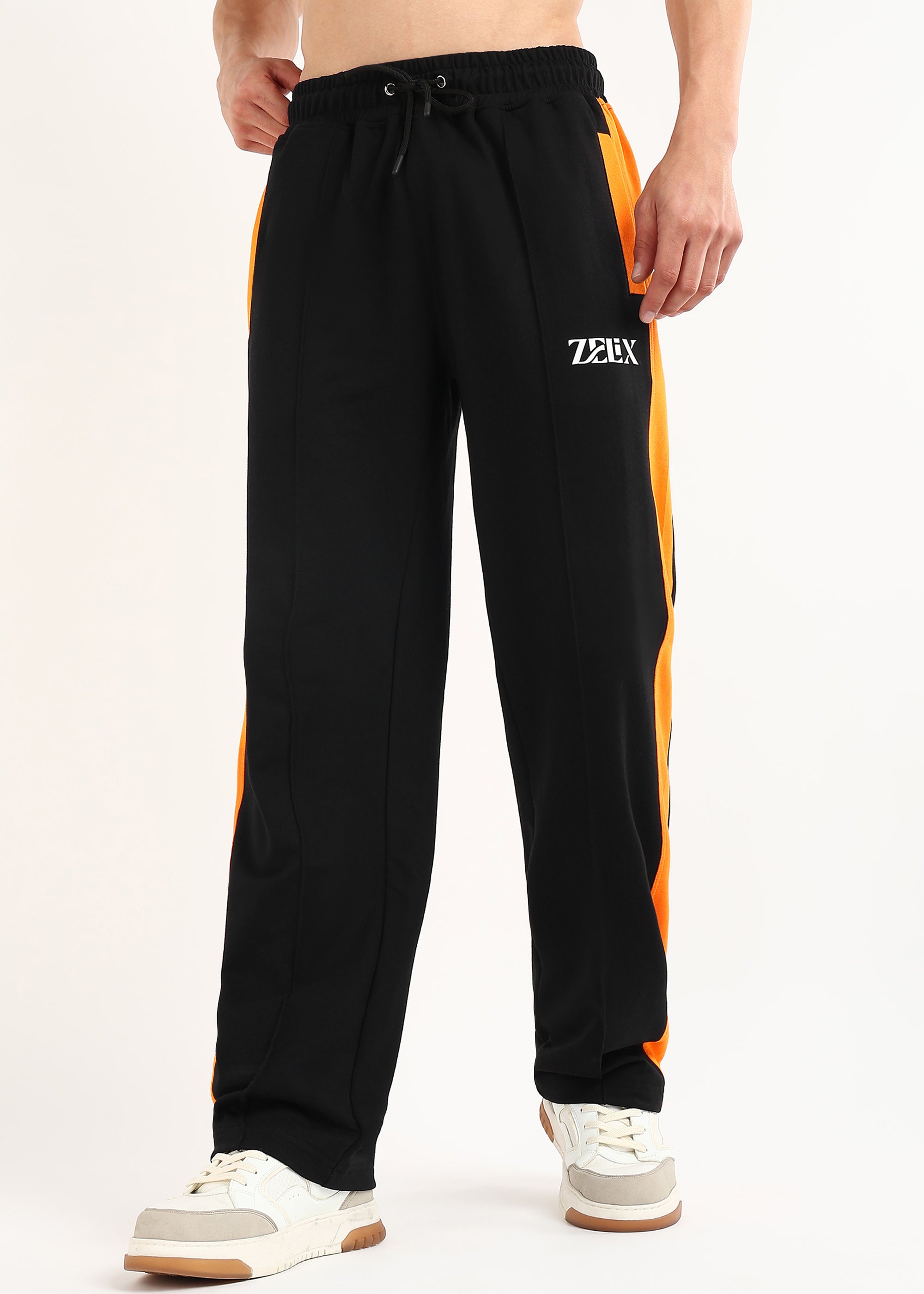 PHANTOM JOGGERS (BLACK-ORANGE)