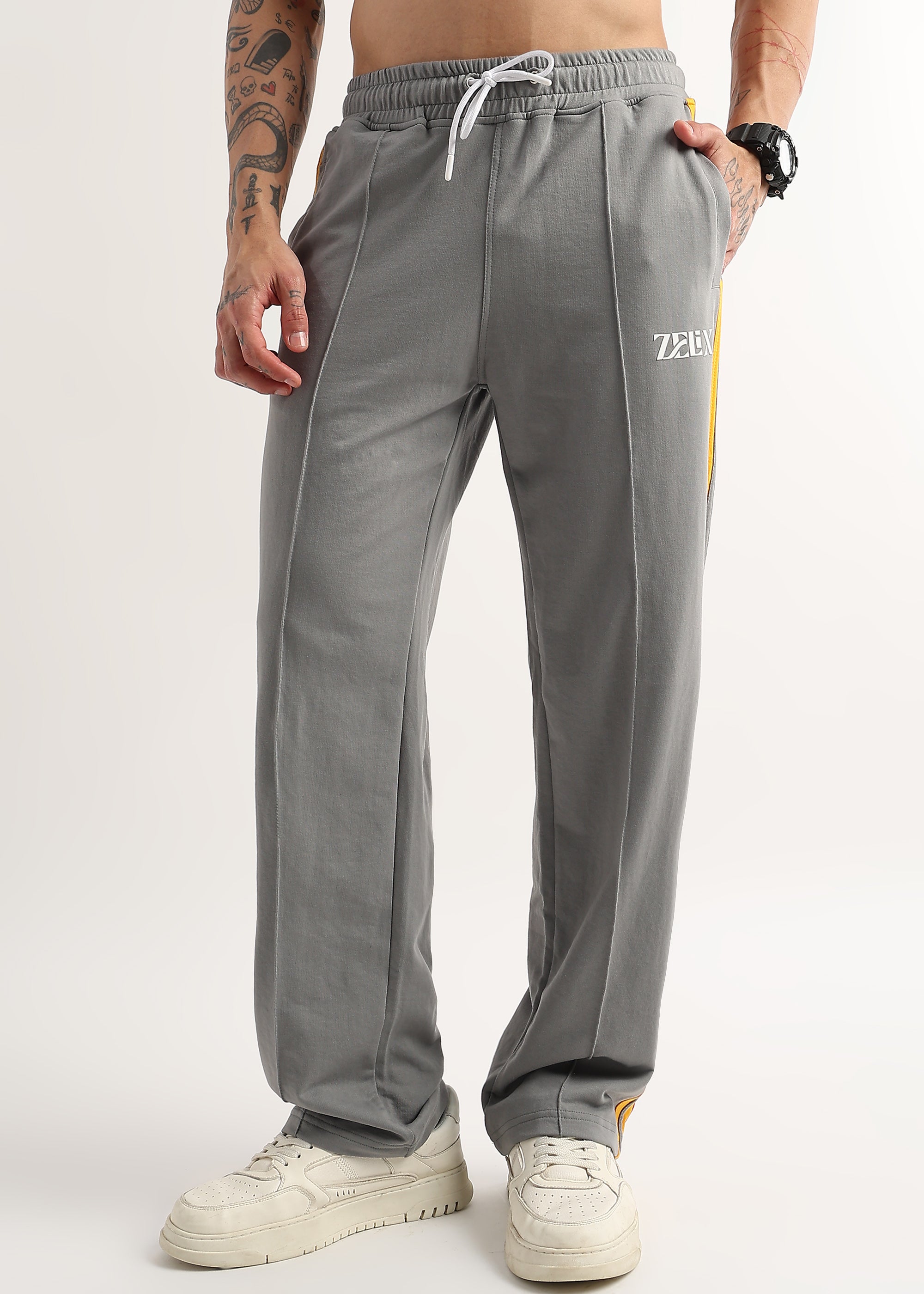 SUNSET SRIPE JOGGER (GREY)