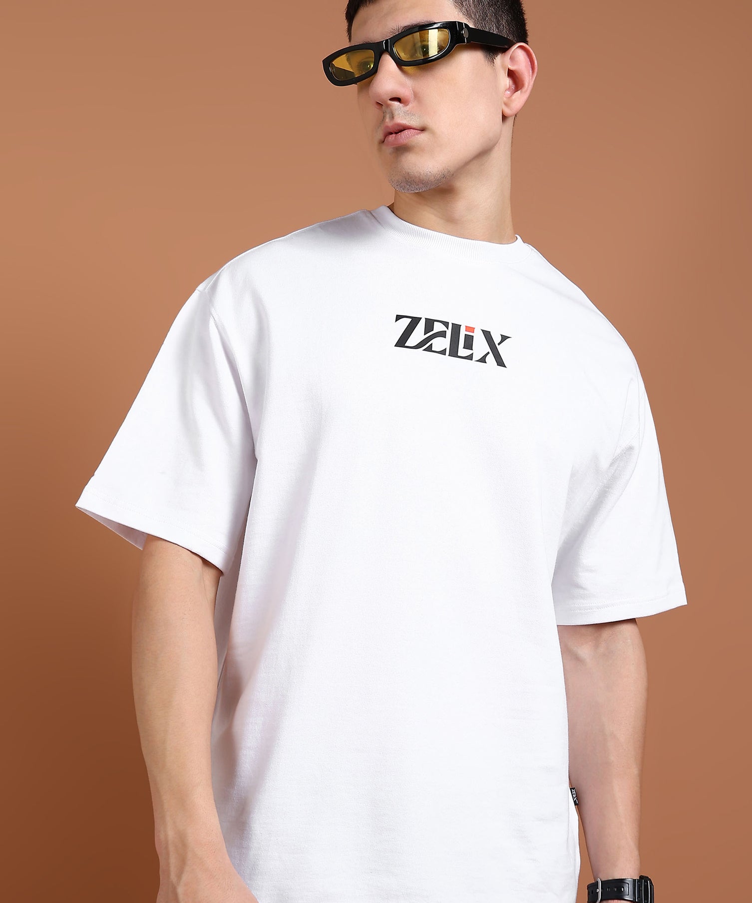 Bear Streets Vibe oversized t-shirt in white