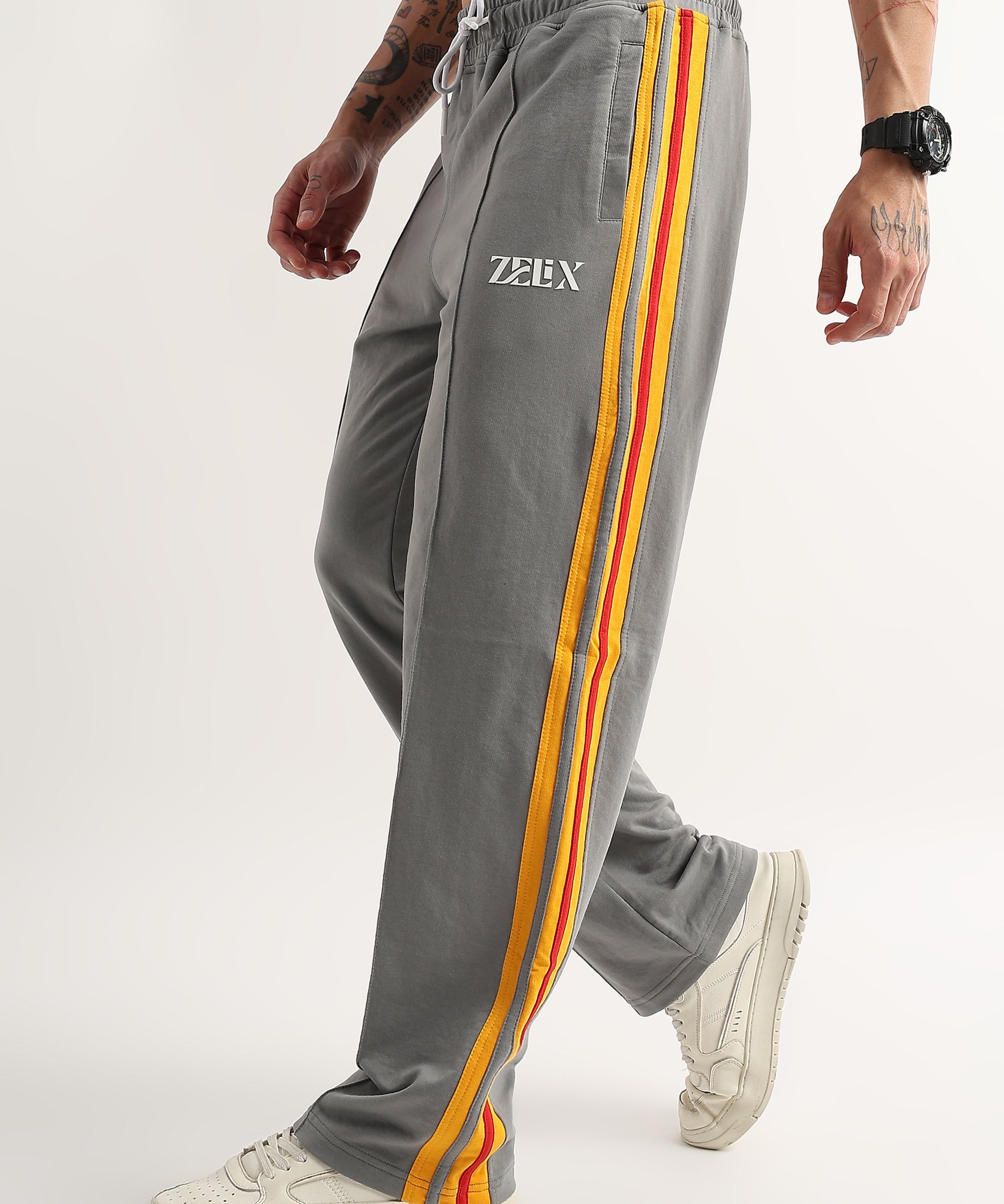 SUNSET STRIPE JOGGER (GREY)