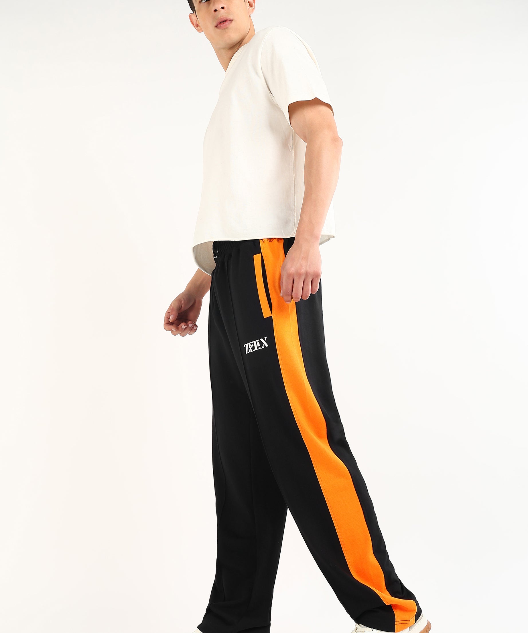 PHANTOM JOGGERS (BLACK-ORANGE)