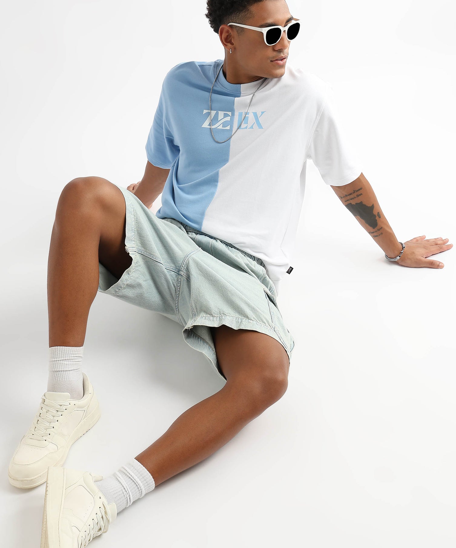 Relaxed fit unisex cotton oversized GOAT shirt