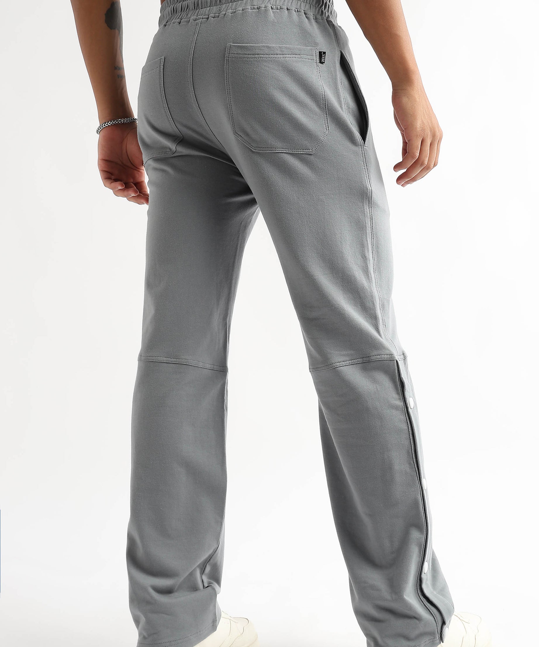 Trendy grey graffiti inspired joggers for men & women