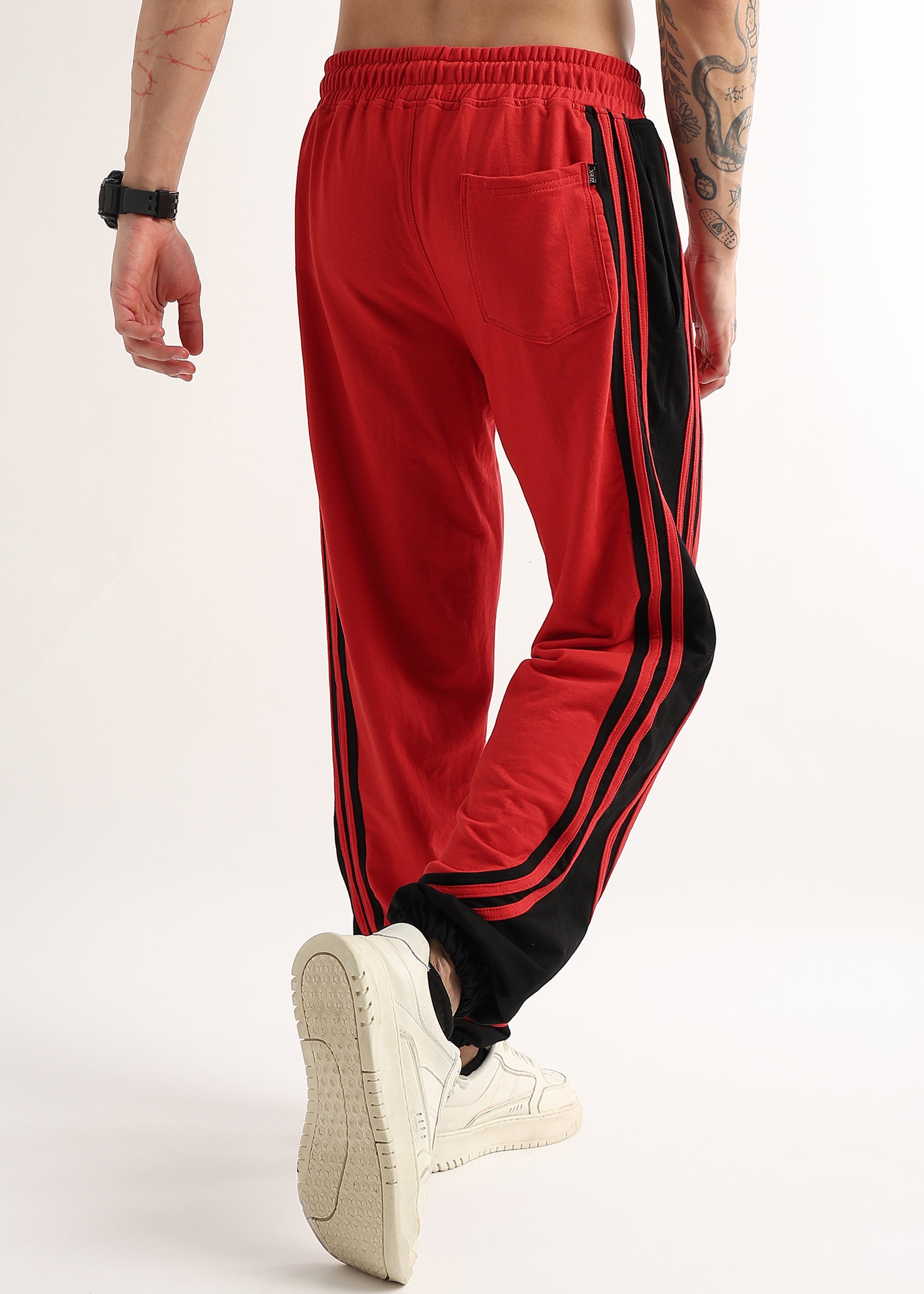 REDLINE CURVE JOGGER (RED BLACK)