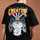 Shockwave Strength Over-Sized T-Shirt Black