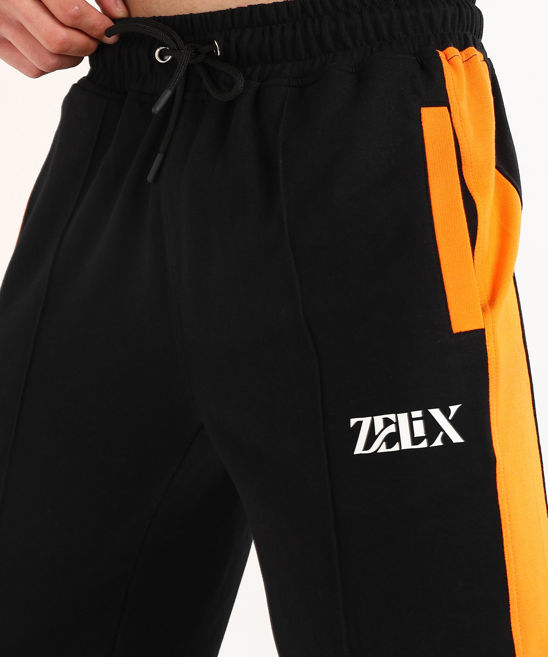 PHANTOM JOGGERS (BLACK-ORANGE)