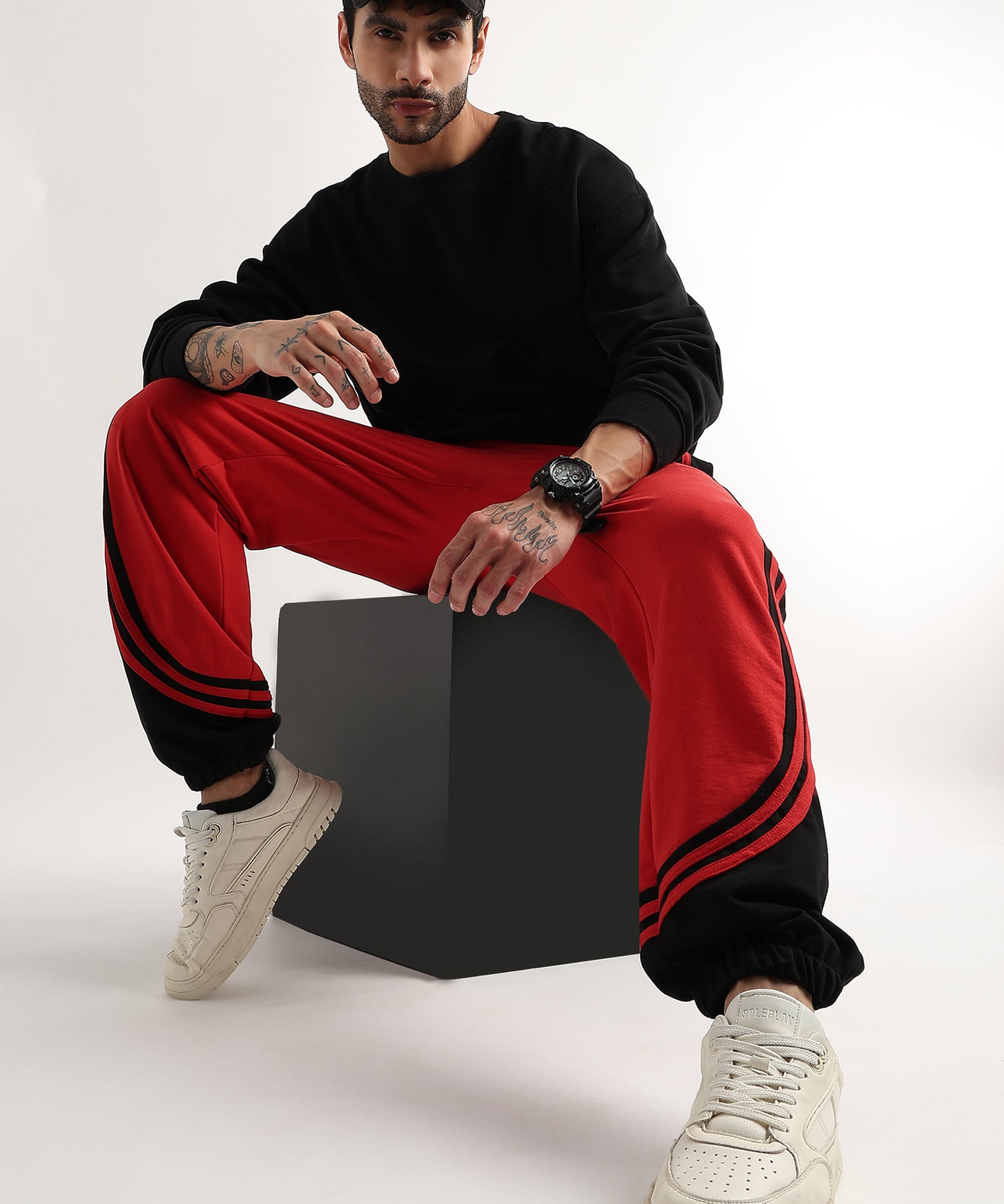 Redline Curve Jogger Red Black