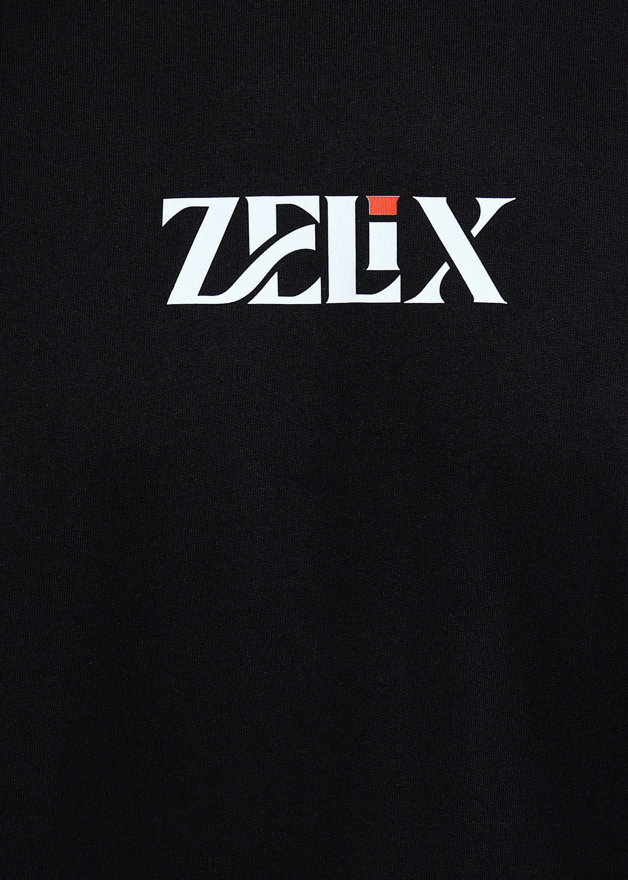 Breathable cotton oversized black slogan tee